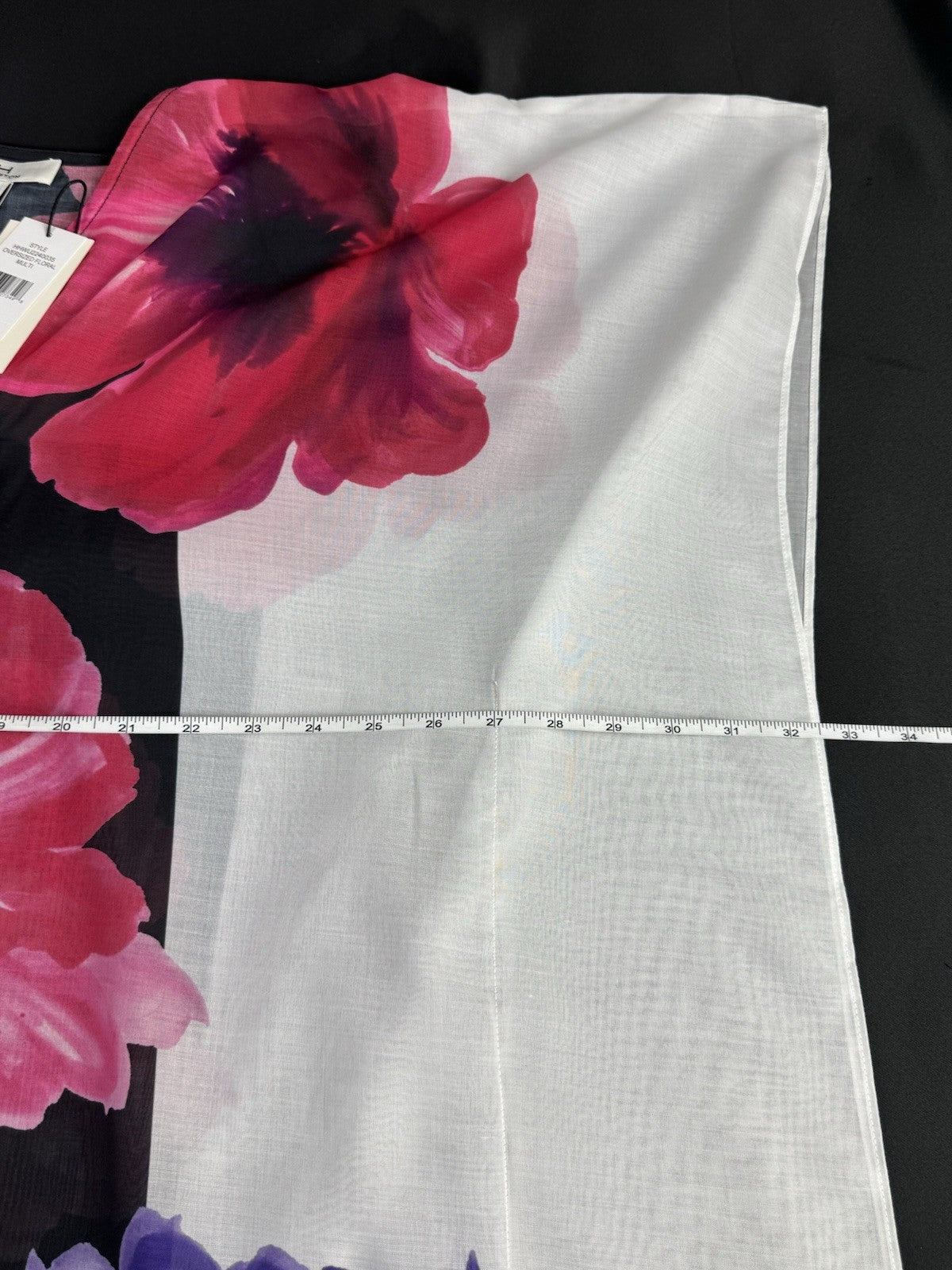 $119 H by Halston Cover Up Dress Womens Floral Sz XS/S. (B.177)