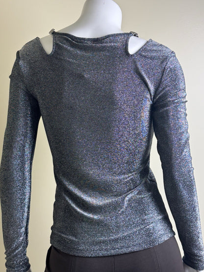 $89 DKNY Women's Long Sleeves Blouse Size XS   (B.141)