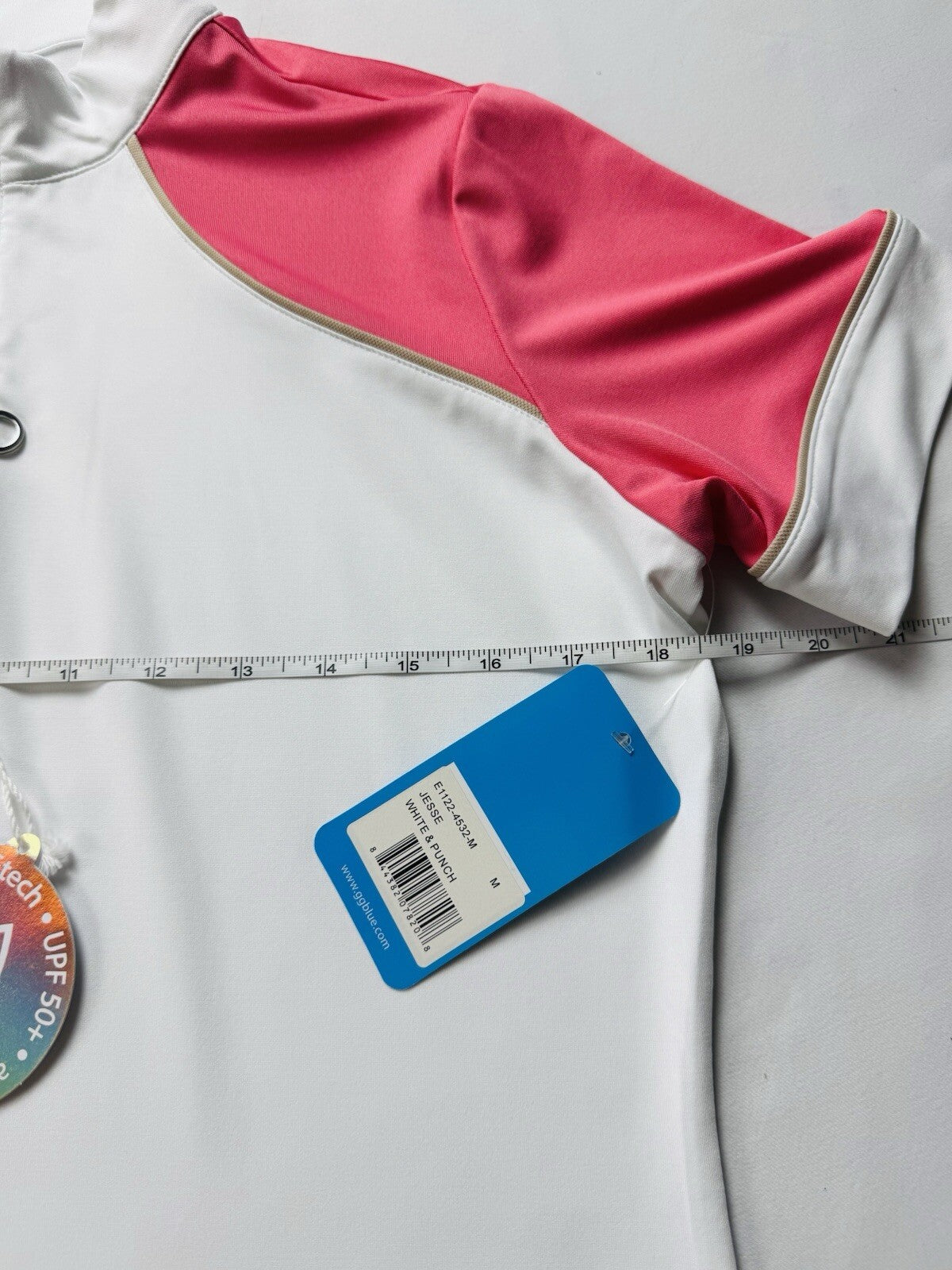 GG Blue Women's Jesse Golf Polo Shirt Sz M. (B.144)