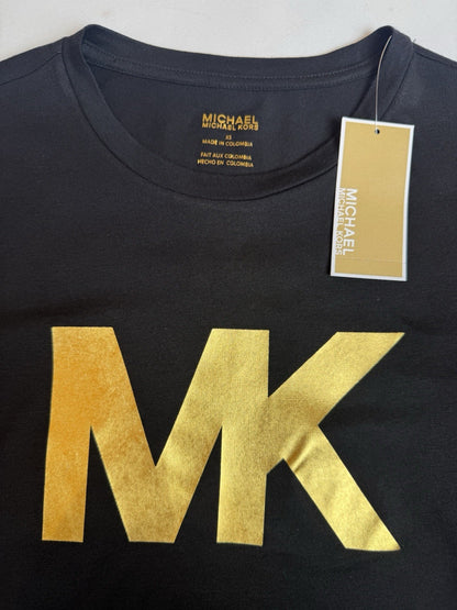 $68 Michael Kors Women’s T Shirt MK Logo Sz XS.  (B.167)