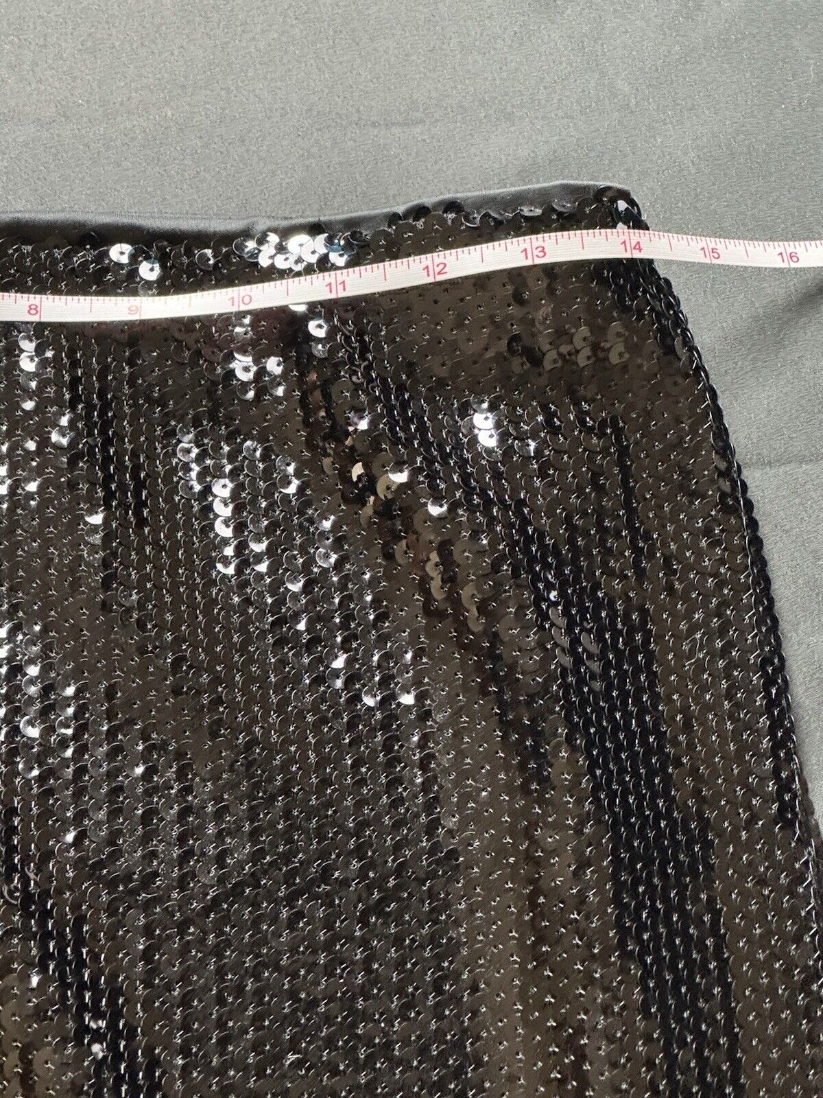 Truth By Republic Women's Long Sequins Black Skirt Size L. (B.79)