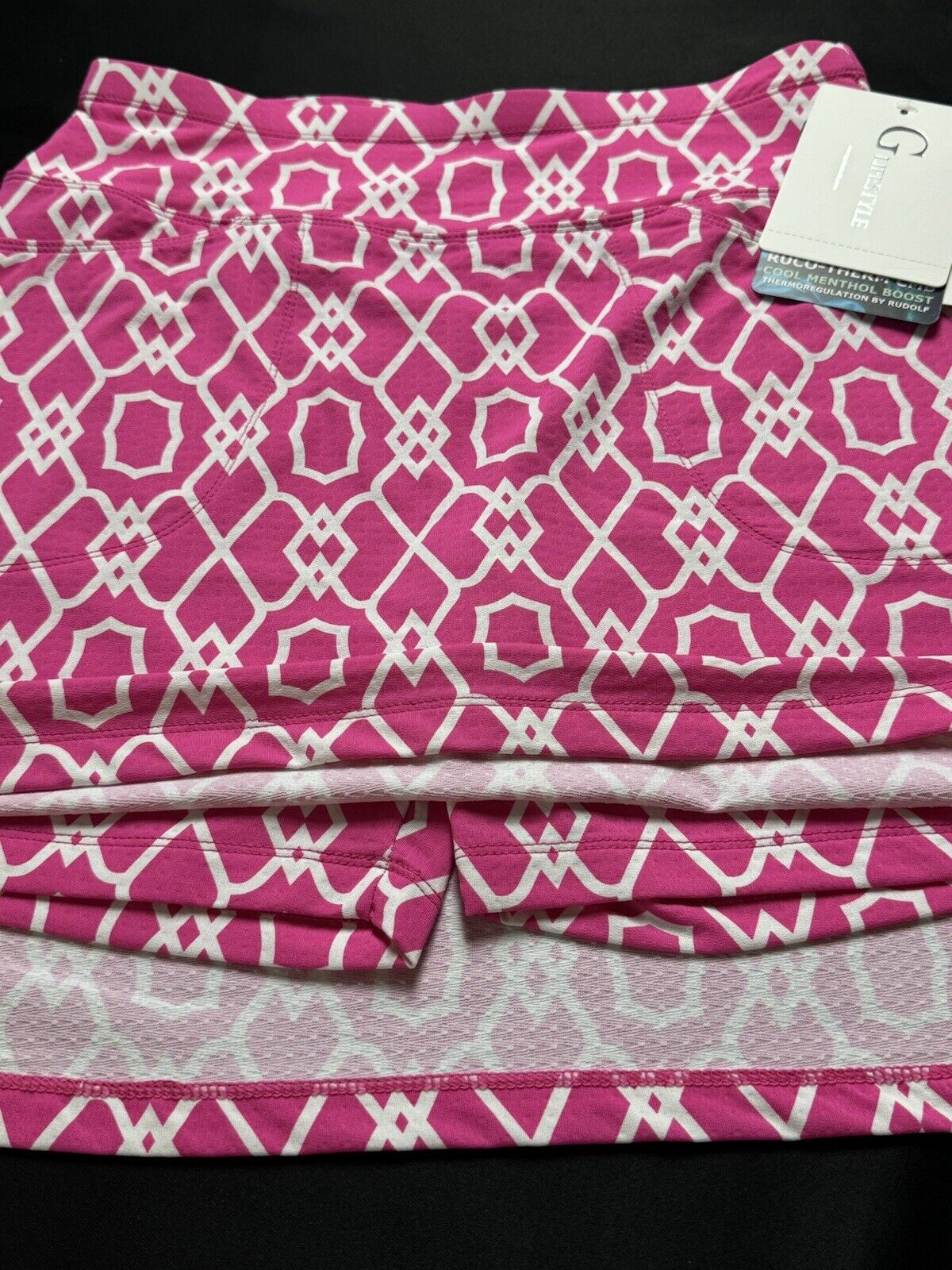 G LIFESTYLE BY GOTTEX Golf Tennis Skirt Skort Pink Size S (B.82)