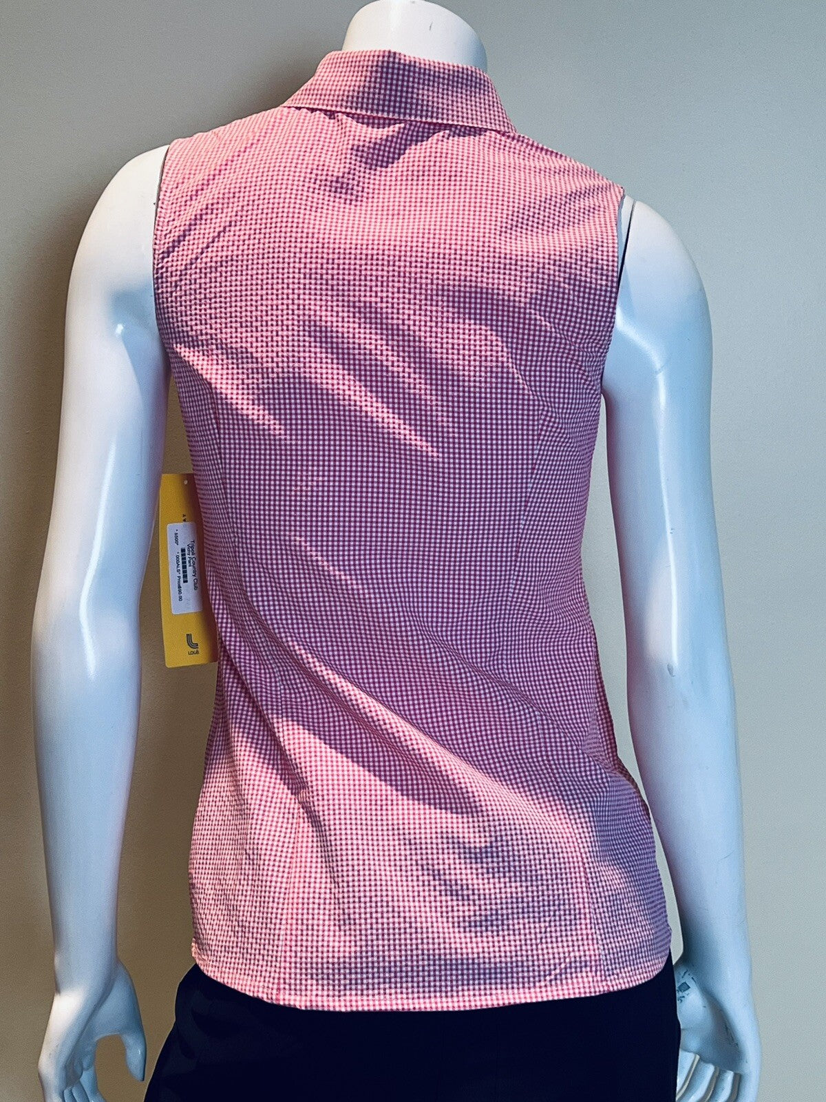 Lole Women’s Golf Sleeveless Shirt Sz S Top Red White