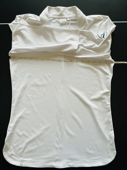 Ping Women’s Top Ivory Golf Shirt Sz 6