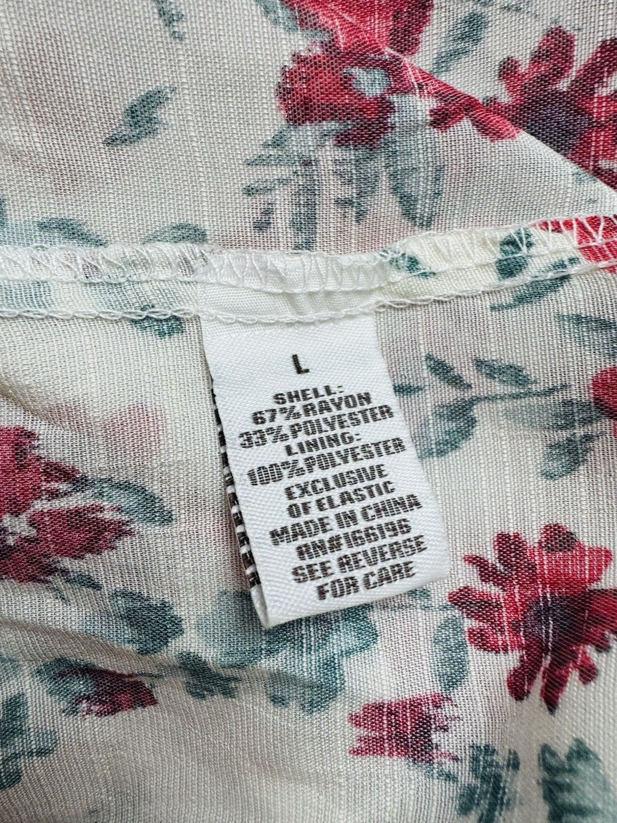 SUGARKiSS Women’s Floral Dress Sz L.  (B.05)