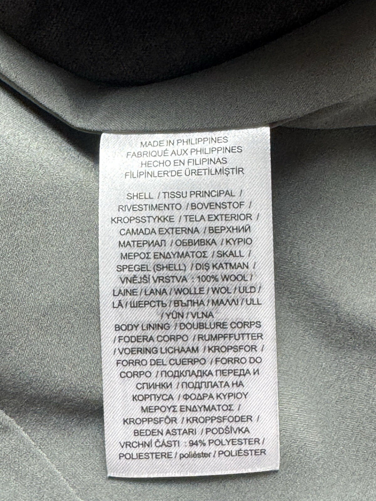 $395 Lauren Ralph Lauren Women's Blazer One Button Gray Sz 12 (B.138)