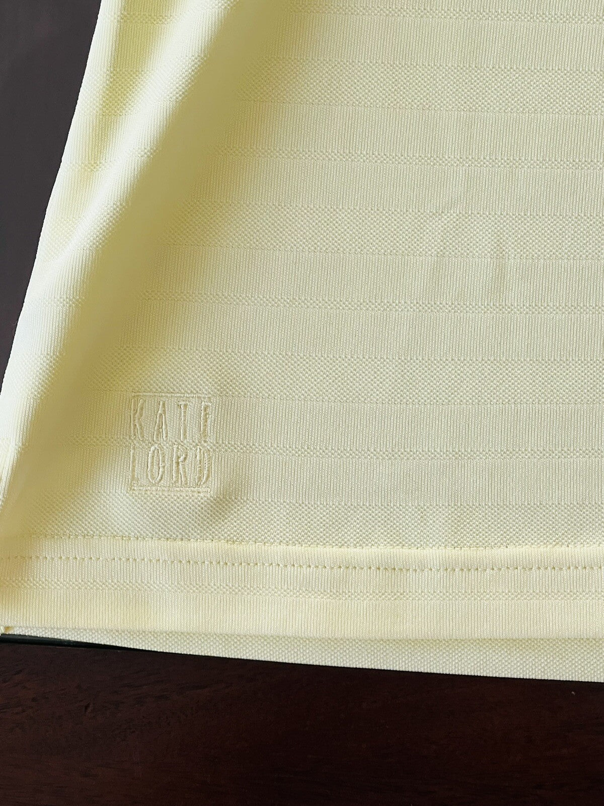 Kate Lord Women's Golf Shirt Yellow Sz S (B.16)