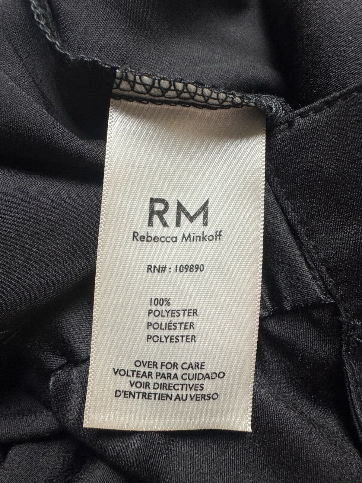 RM Rebecca Minkoff Silky Satin Cargo pants Sz XLP.   (B.138)