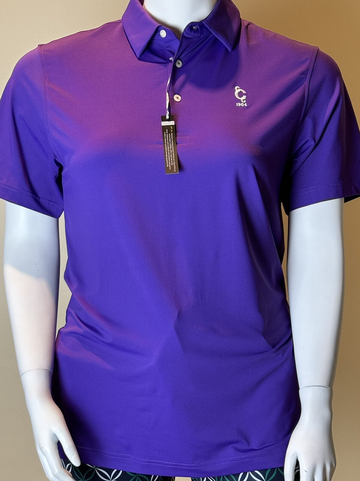 Champaign Country Club Women's Golf Polo Shirt Size M.       (B.77)