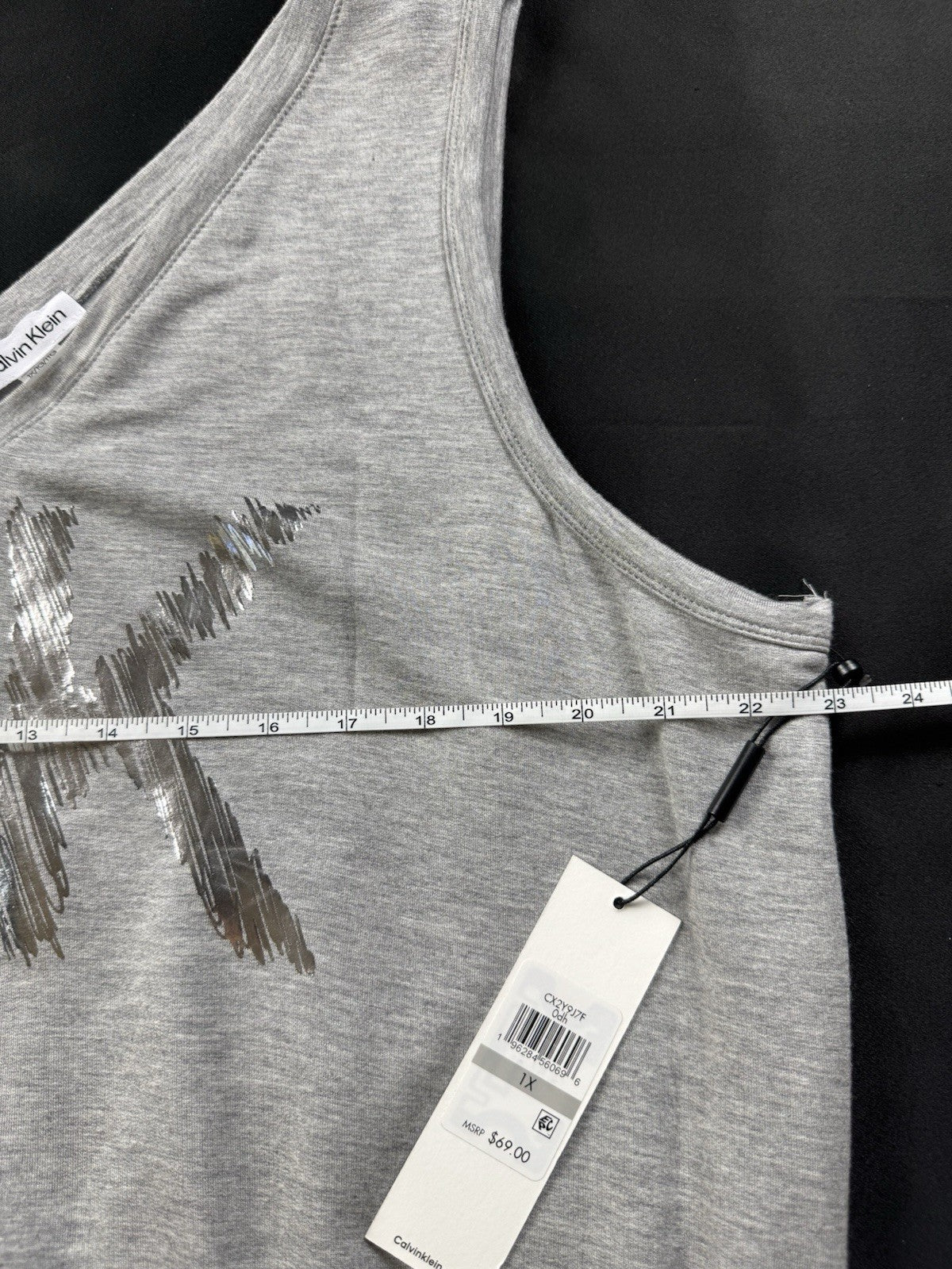 $69 Calvin Klein Logo Romper Women's Jumpsuit & Rompers One Pc Size 1X.  (B.153)