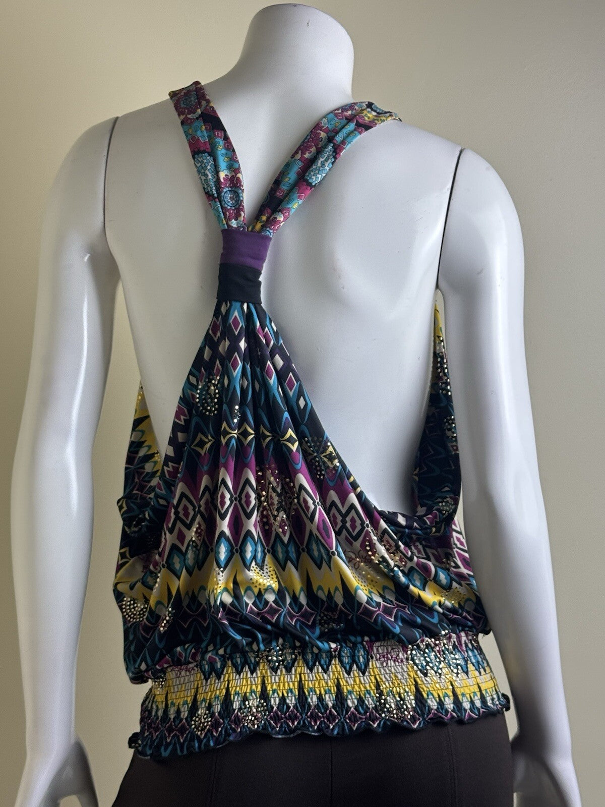 Baby Phat Women’s Tank Top Halter Neck Size S  (B.141)