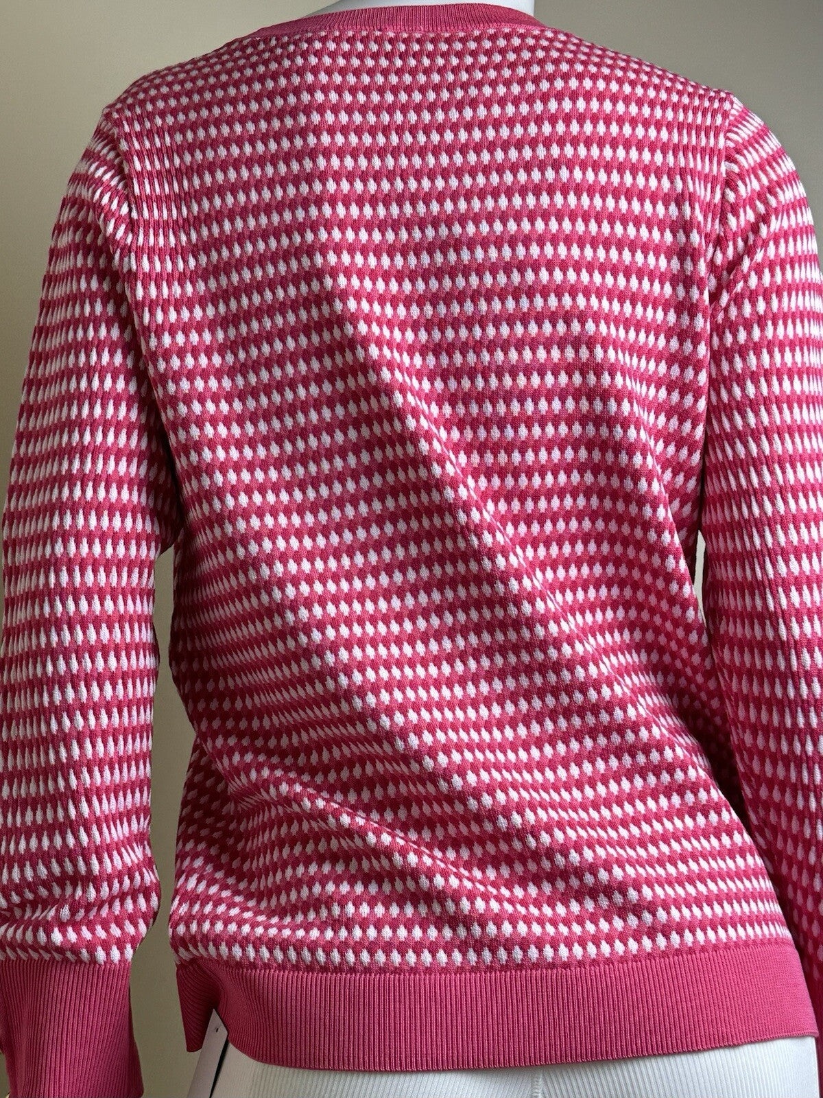 $99 ANNE KLEIN Knit CAMELLIA Sweater Sz L  (B.90/2)