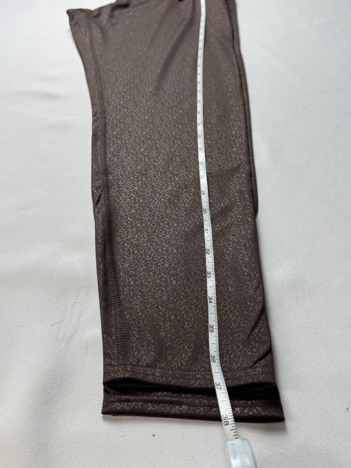 Tahari Sport Leggings Brown Pocket Size L.      (B.157)