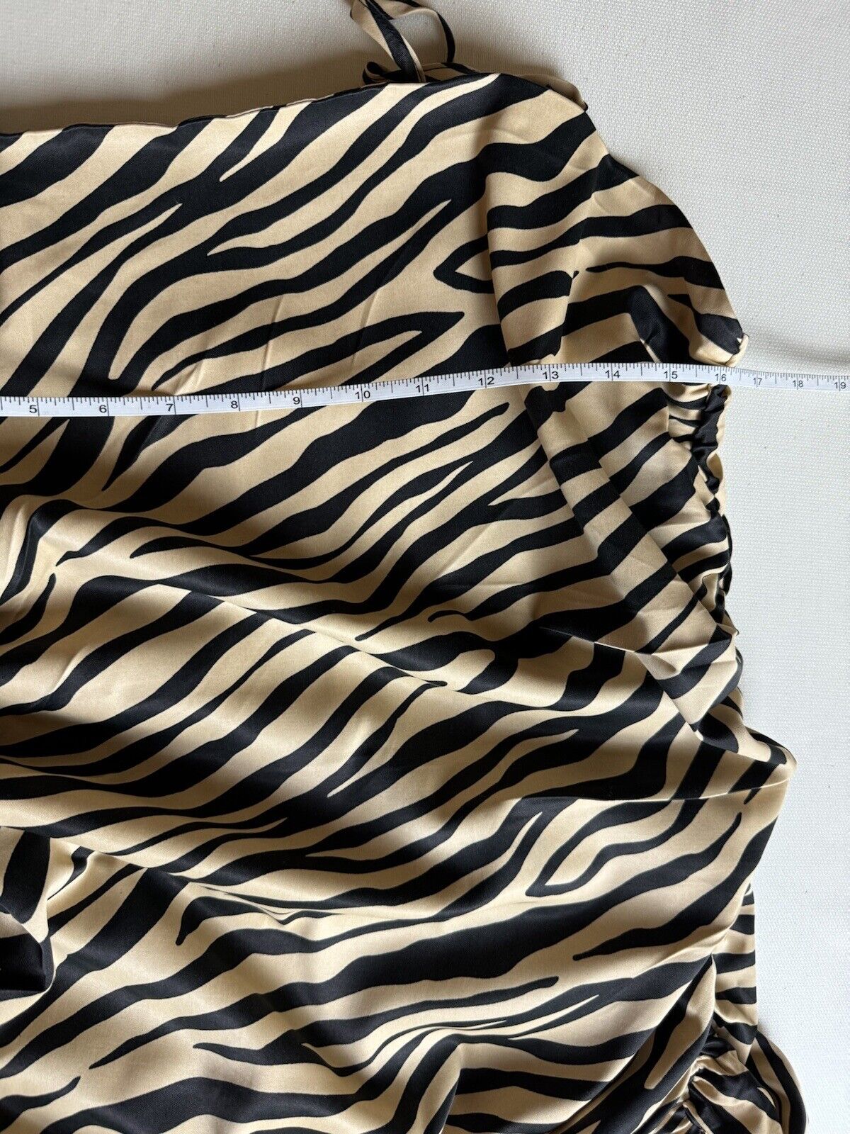 Forever 21 Women’s Zebra Dress Sz 0X Stretch   (50)