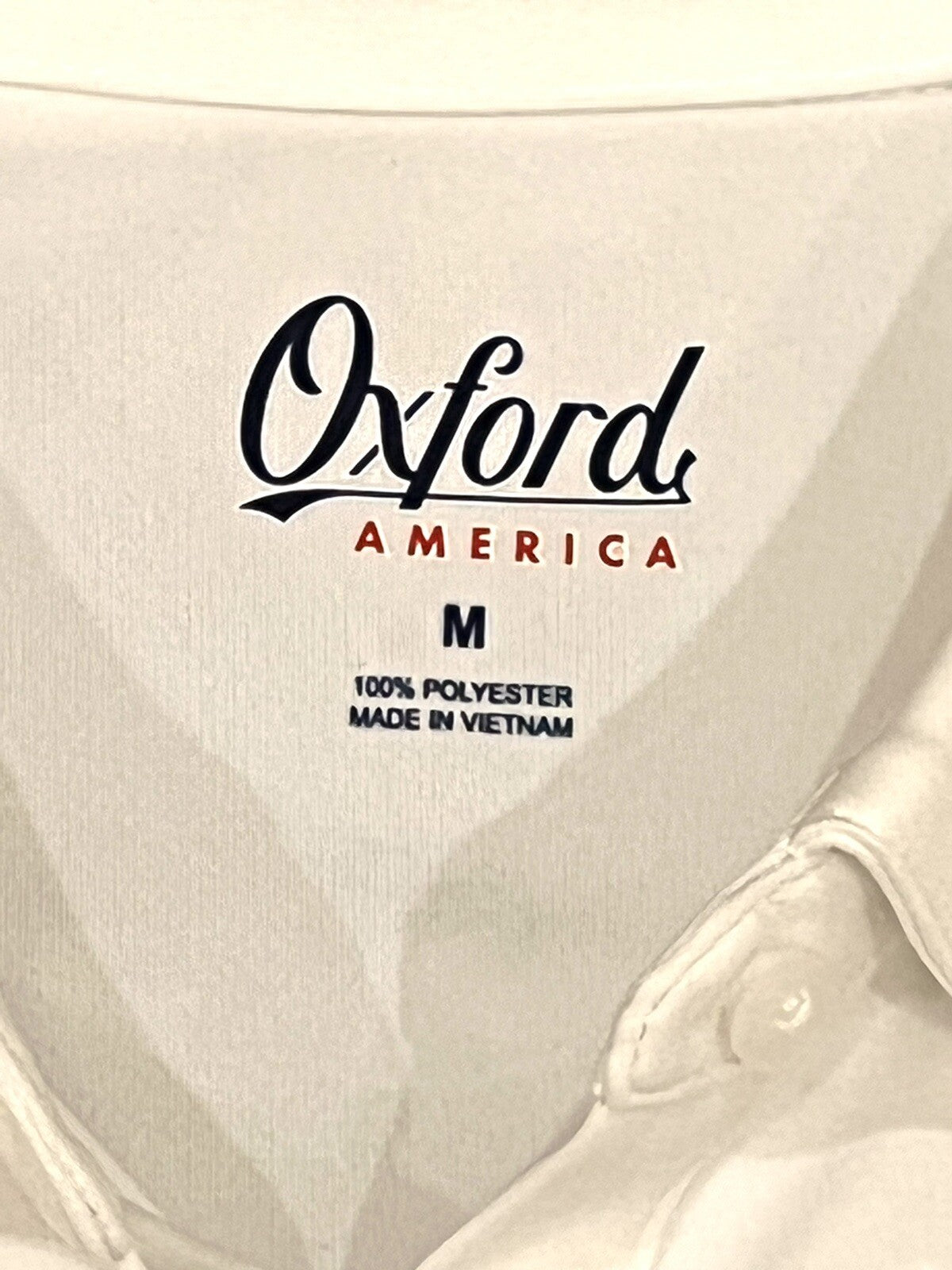 OxFord American Women's Golf Shirt White Sz M (13)