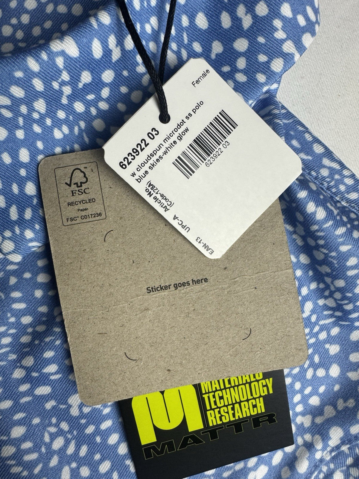 GG Blue Women's Golf Polo Shirt Sz S.     (B.162)