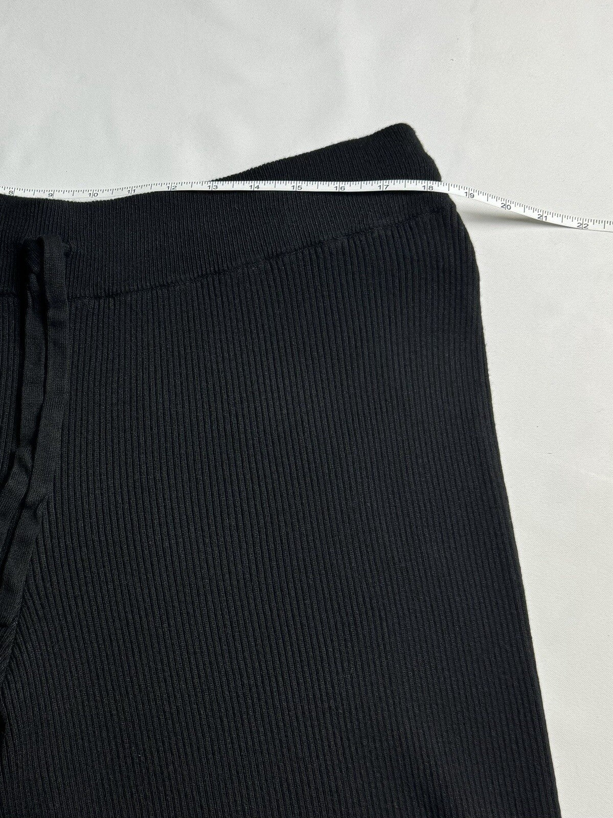 $175 Ralph Lauren Women’s Black Knit Stretch Pants Sz XL  (B.96)
