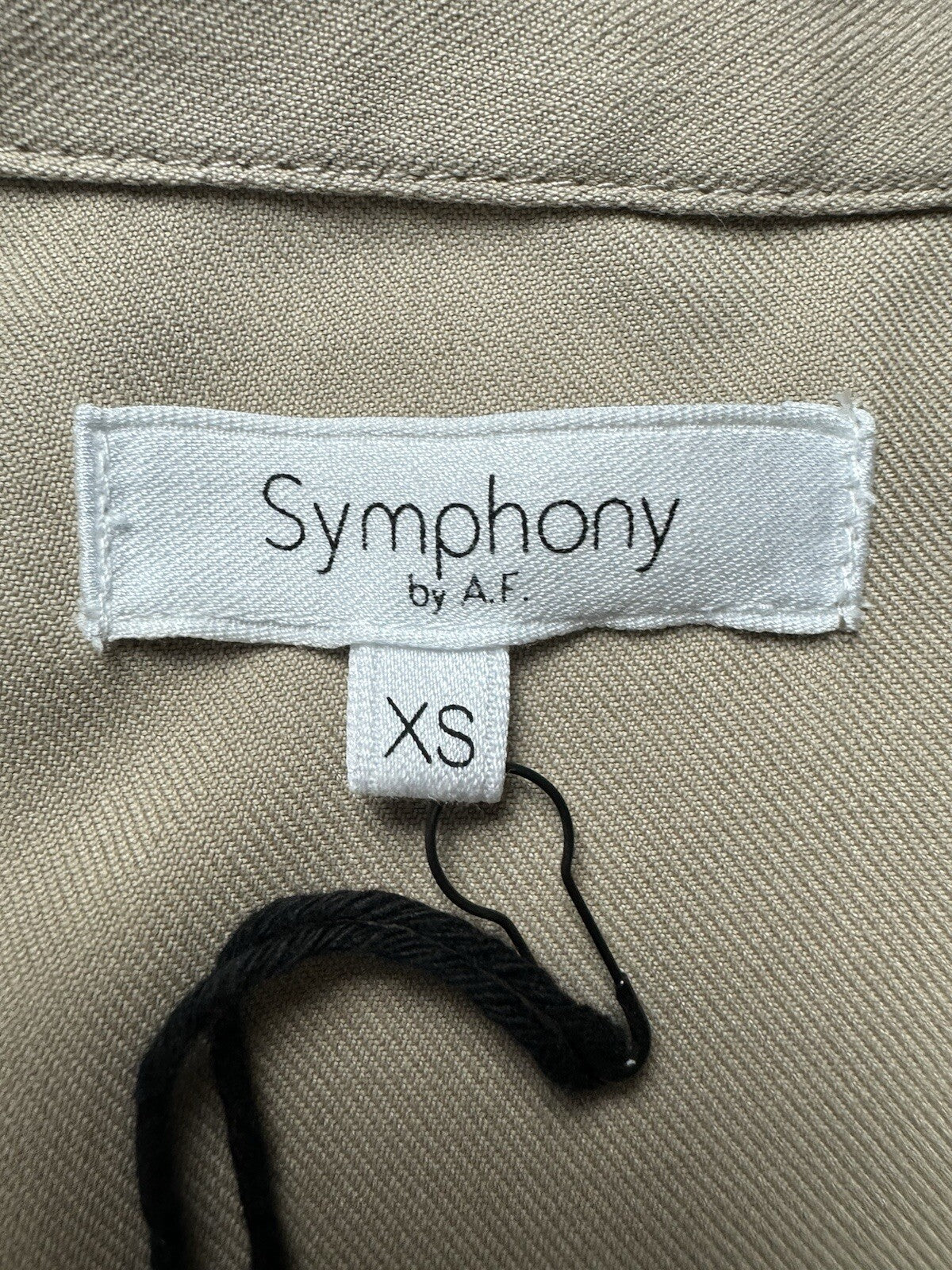$189 Symphony by A.F. Women’s Golf Long Sleeve Blouse Sz XS     (B.102)