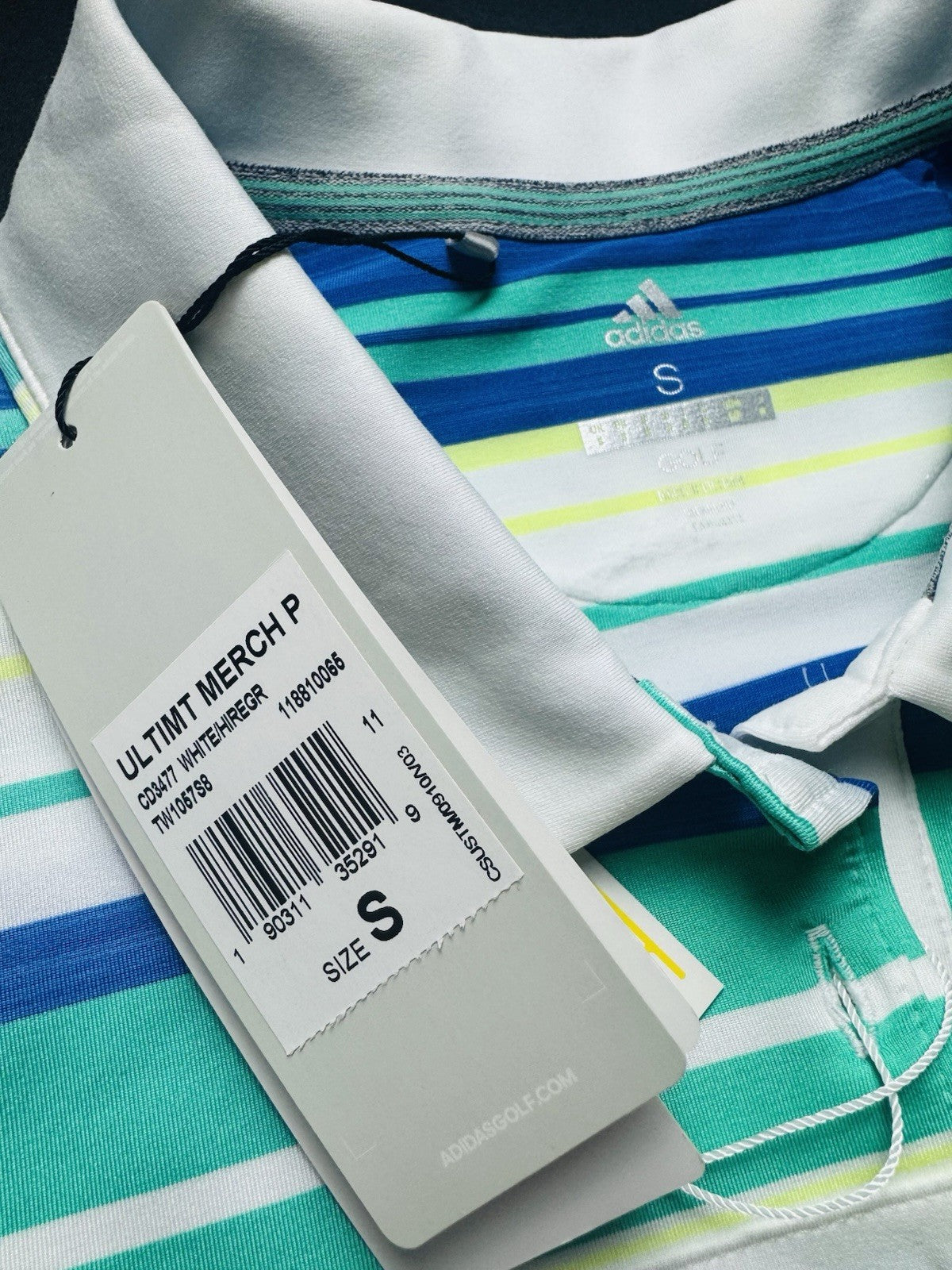 $65 Adidas Women’s Golf Shirt Sz S Climacool  (B.157)