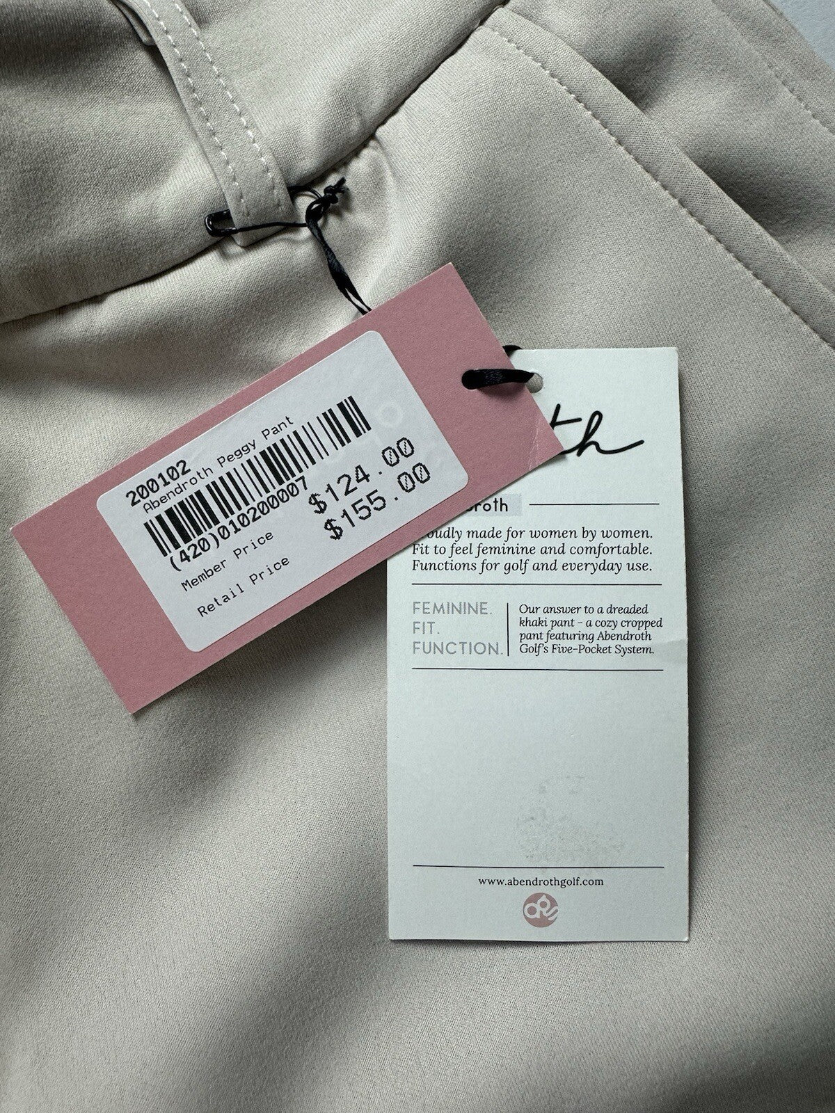 Abendroth Women's Golf Pants Sz 0.    (B.116)