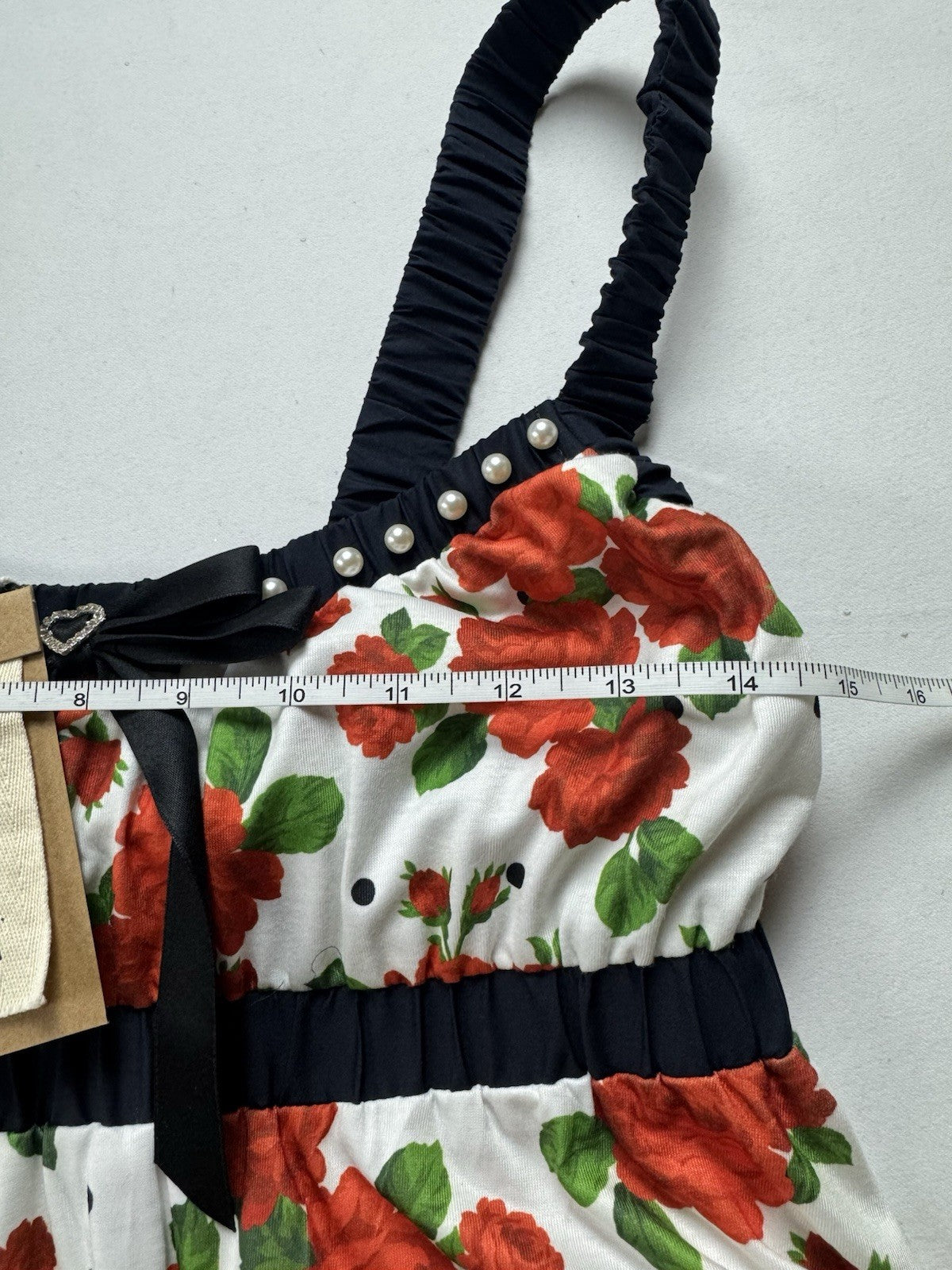 Blush Noir Women’s Floral Tank Top Sz S. (B.150)