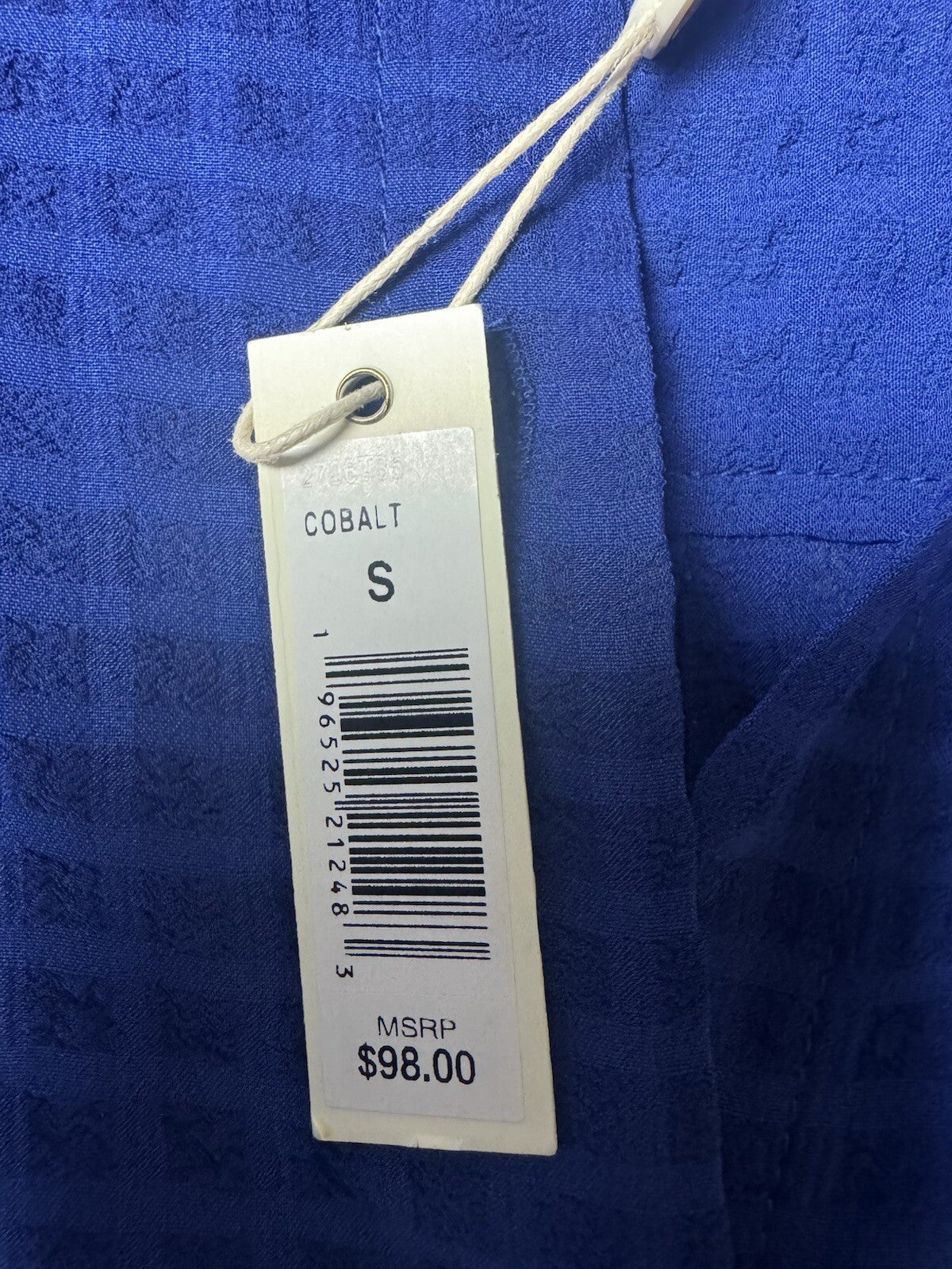 $98 Max Studio Women’s Blue Button Down Shirt Size S.  (B.136)