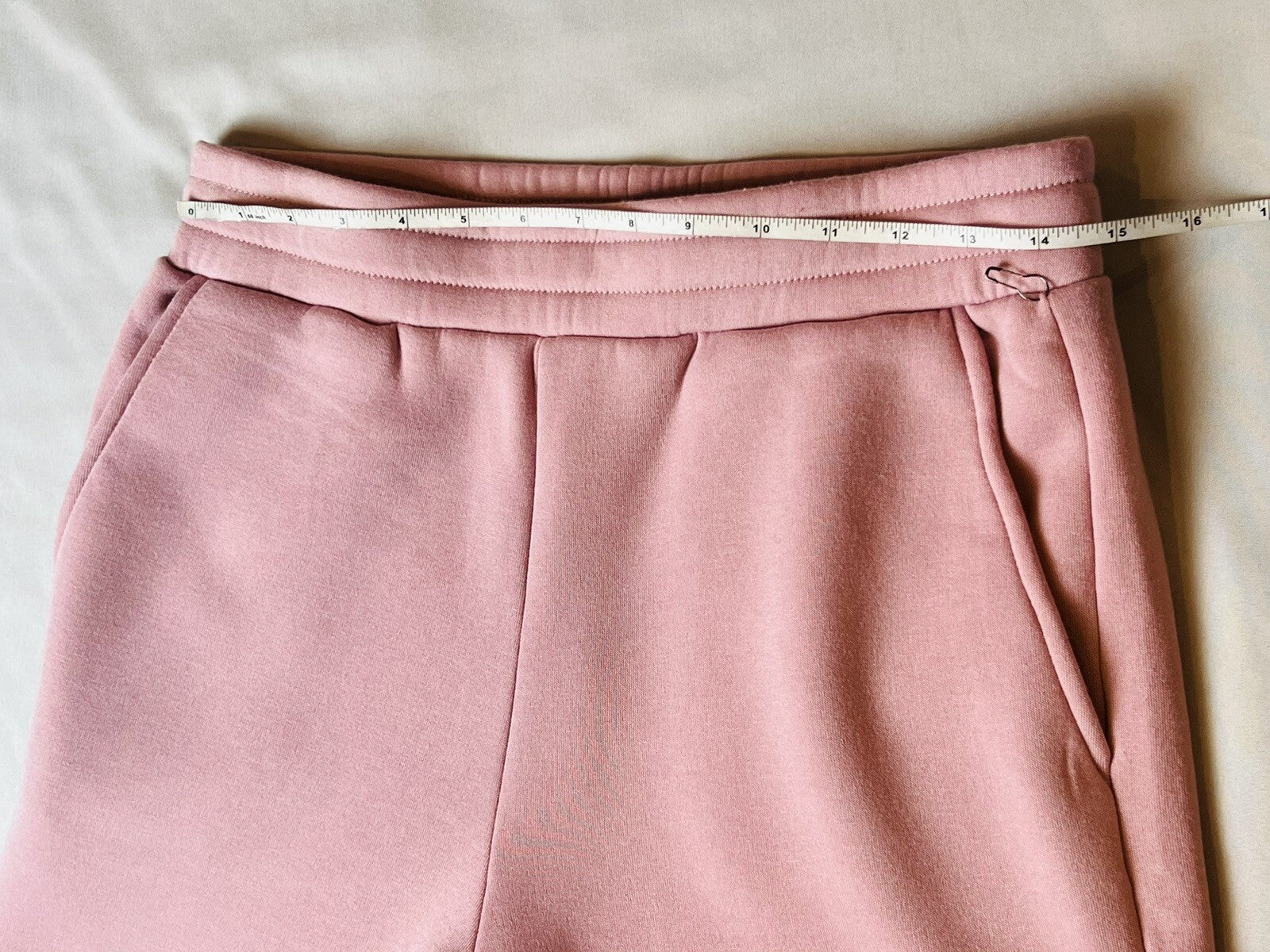 Moral Fiber Women’s Pink Fleece Short Sz L