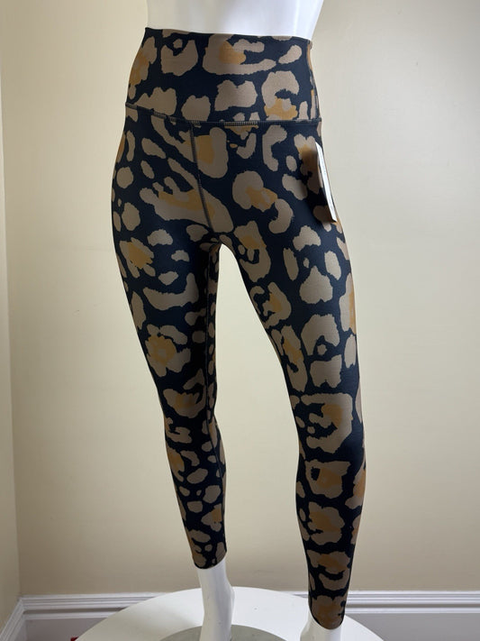 $65 SAGE COLLECTIVE High-Rise Leggings Jungle Cat Size S.  (B.156)
