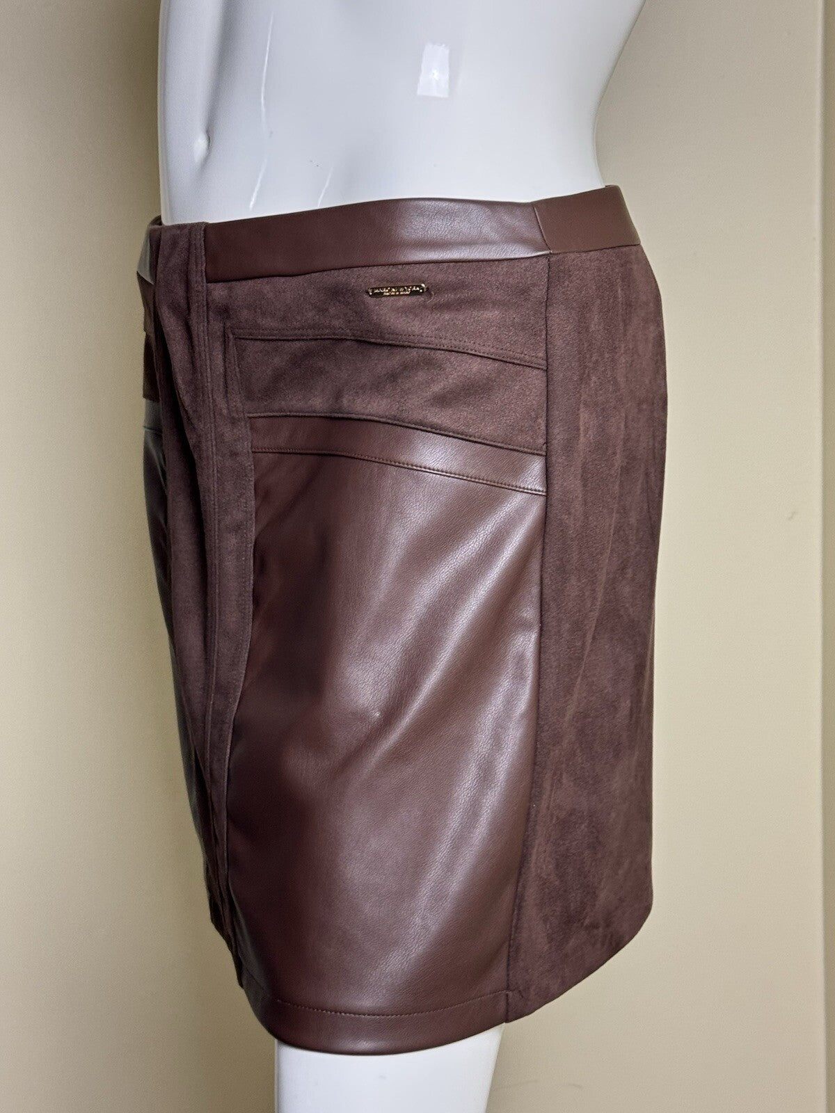 $49 Marc New York Women's Brown Skirt Sz XL (B.52)