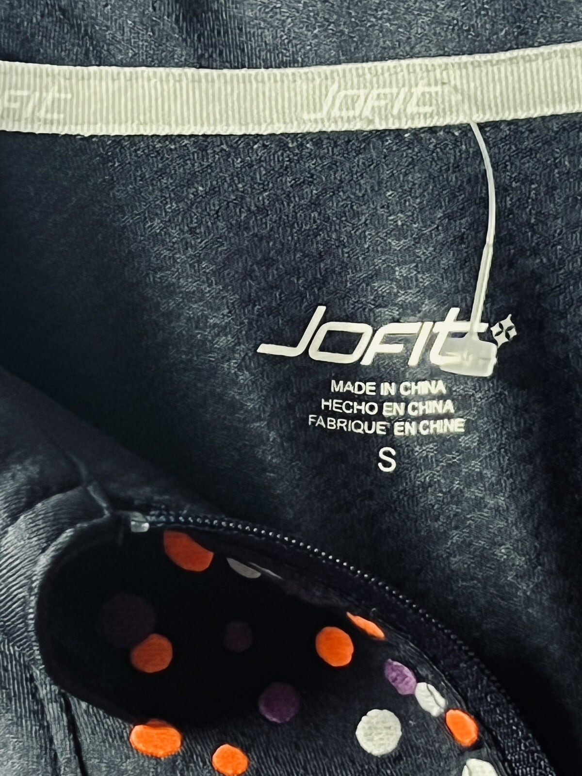 Jofit Women’s Golf Sweatshirt Black Top Size S   (B.18)