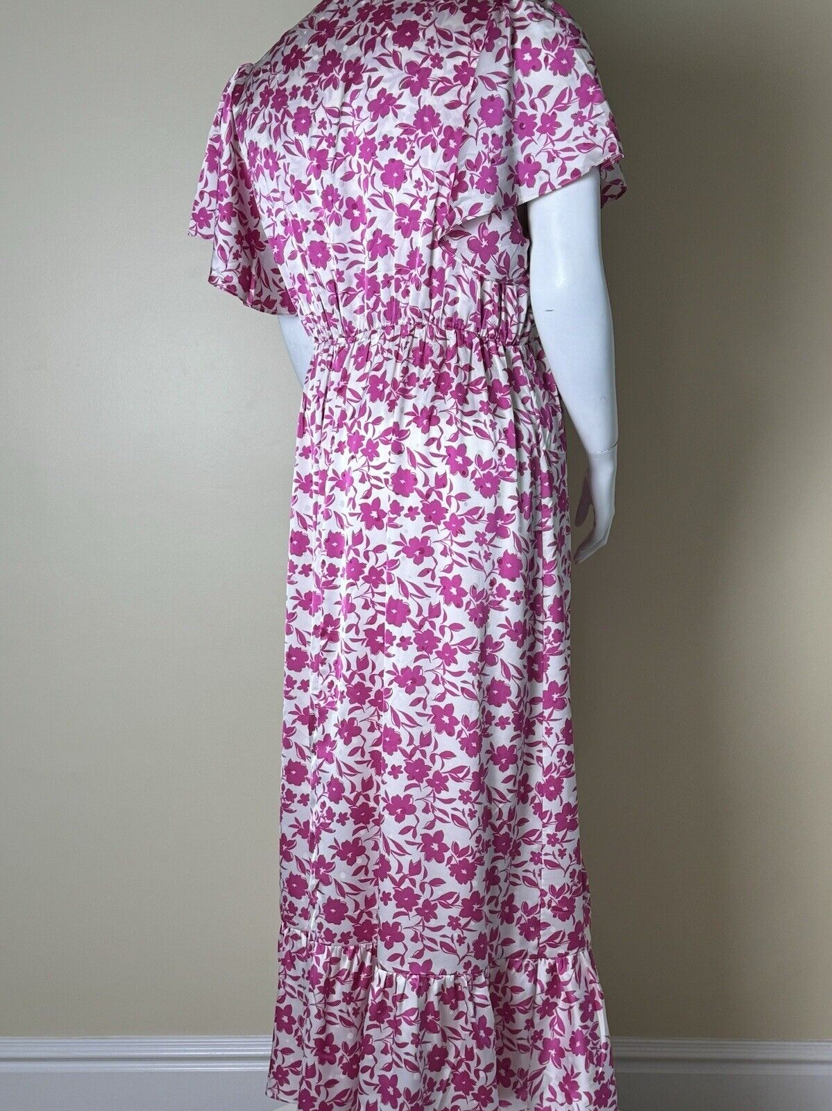 Draper James Rsvp Fuchsia White Floral Dress Sz 2X