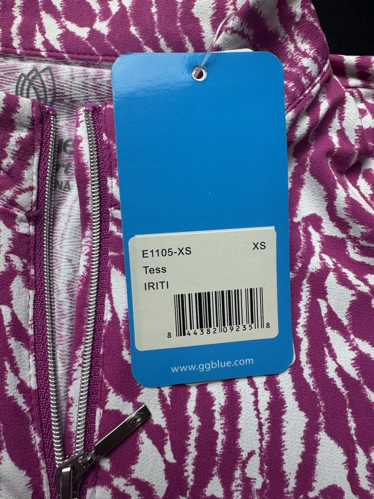 GG Blue Women's Golf Polo Shirt Sz XS. (B.160)