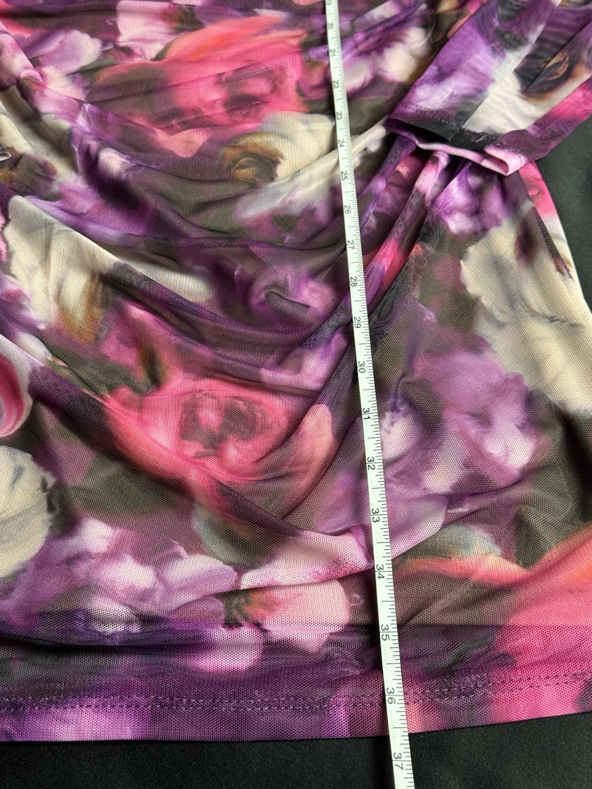 Blashe Los Angeles Floral Long Sleeves Dress Sz XL. (B.179)