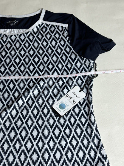 JOFIT Women's Golf Shirt/ Panel Blocks Top Size S.   (02)