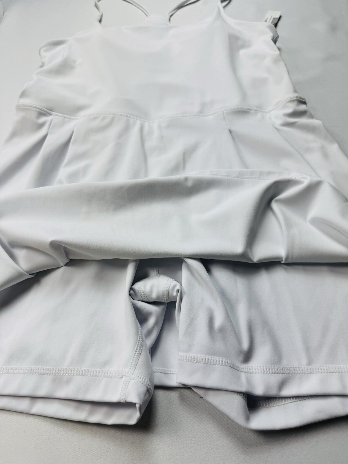 AQUA Athletic Women's Tennis Skort Dress White Sz XL.  (B.145)