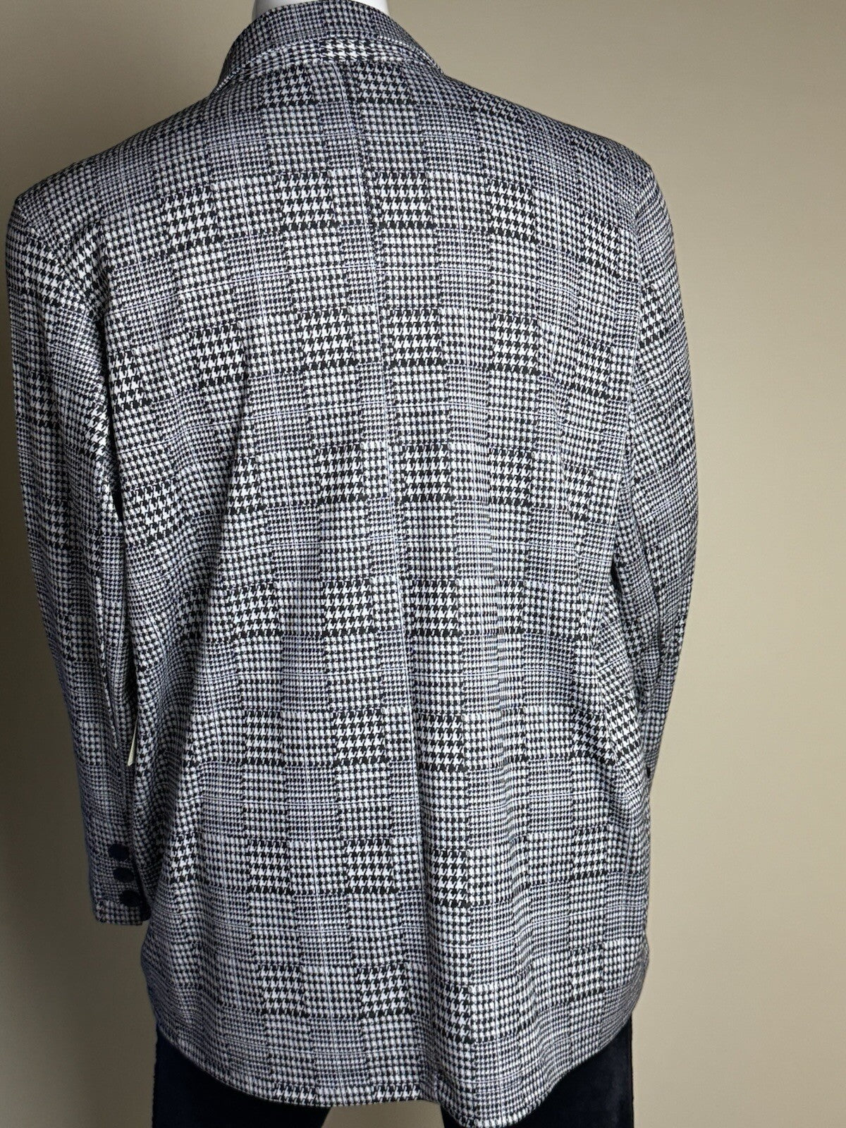 Stella Tweed Women’s Black White blazer Jacket Sz 3X  (B.133)