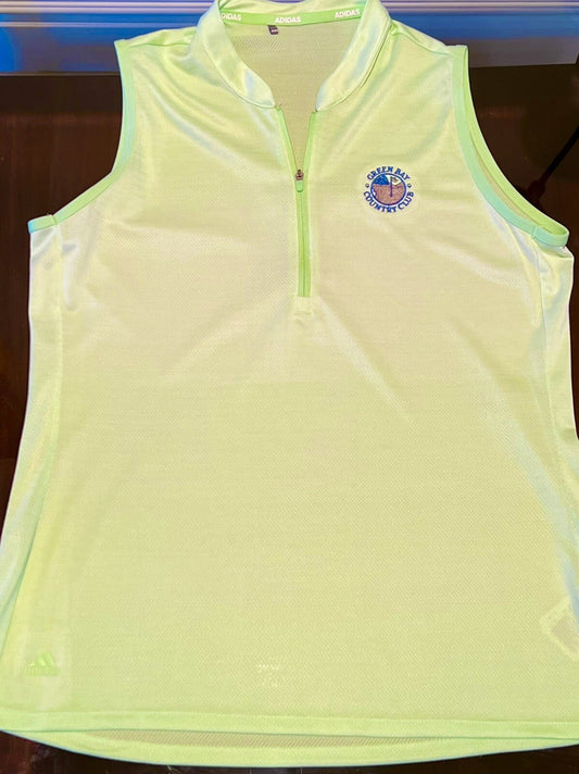 ADIDAS Women's Polo Shirt Green Sz S (B.16)