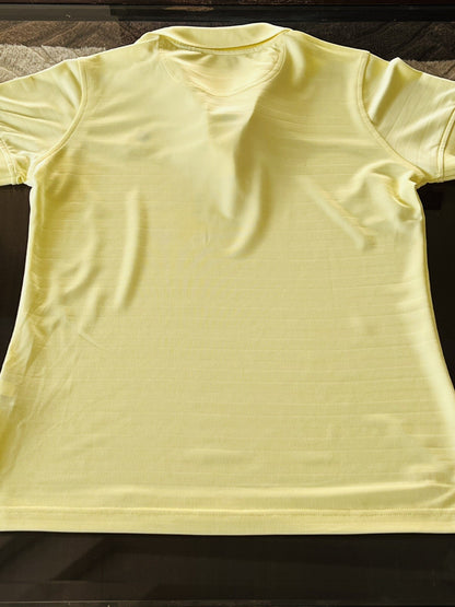 Kate Lord Women's Golf Shirt Yellow Sz S (B.16)