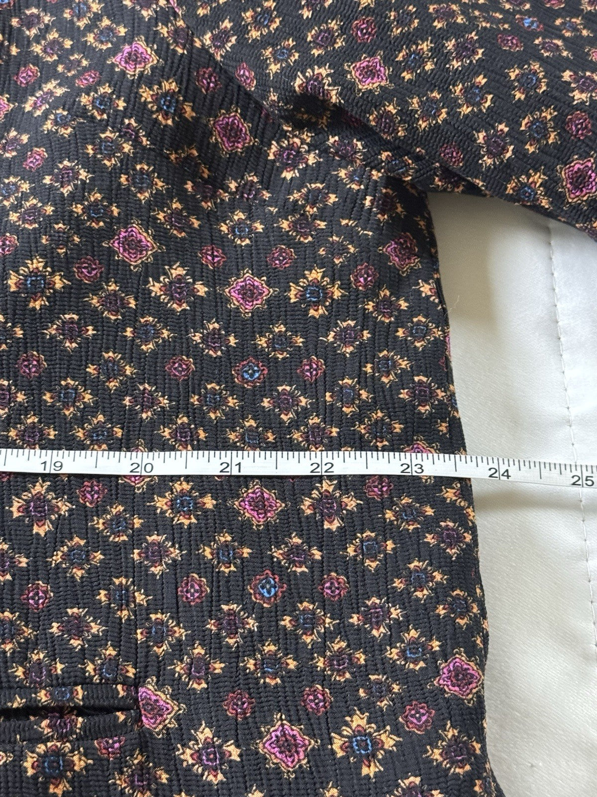 $149 Sam Edelman Women's Black Floral Blazer Sz XL.        (B.171)