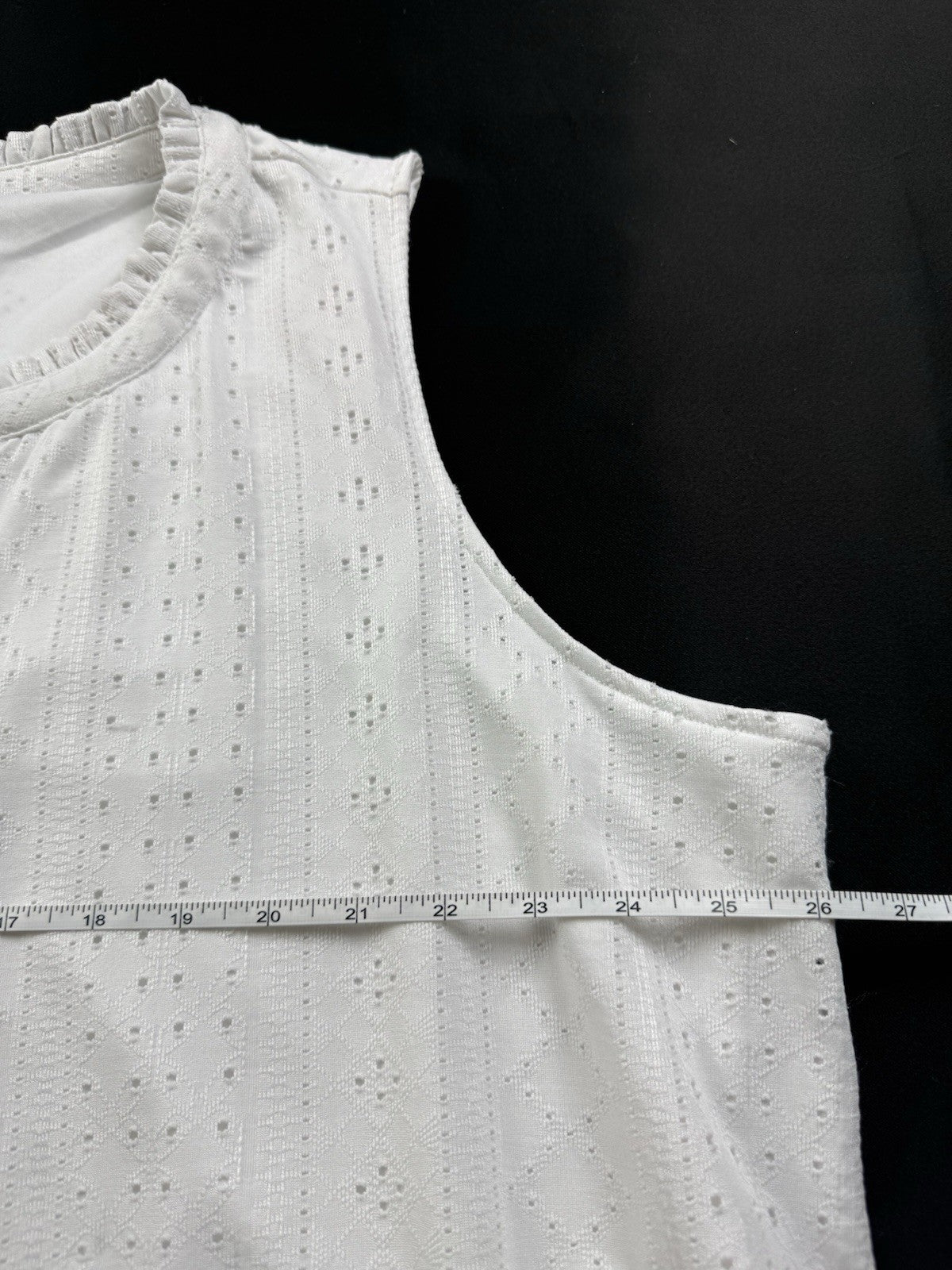 Croft & Barrow Plus Size White Dress Sz 3XL.  (B.100/1)