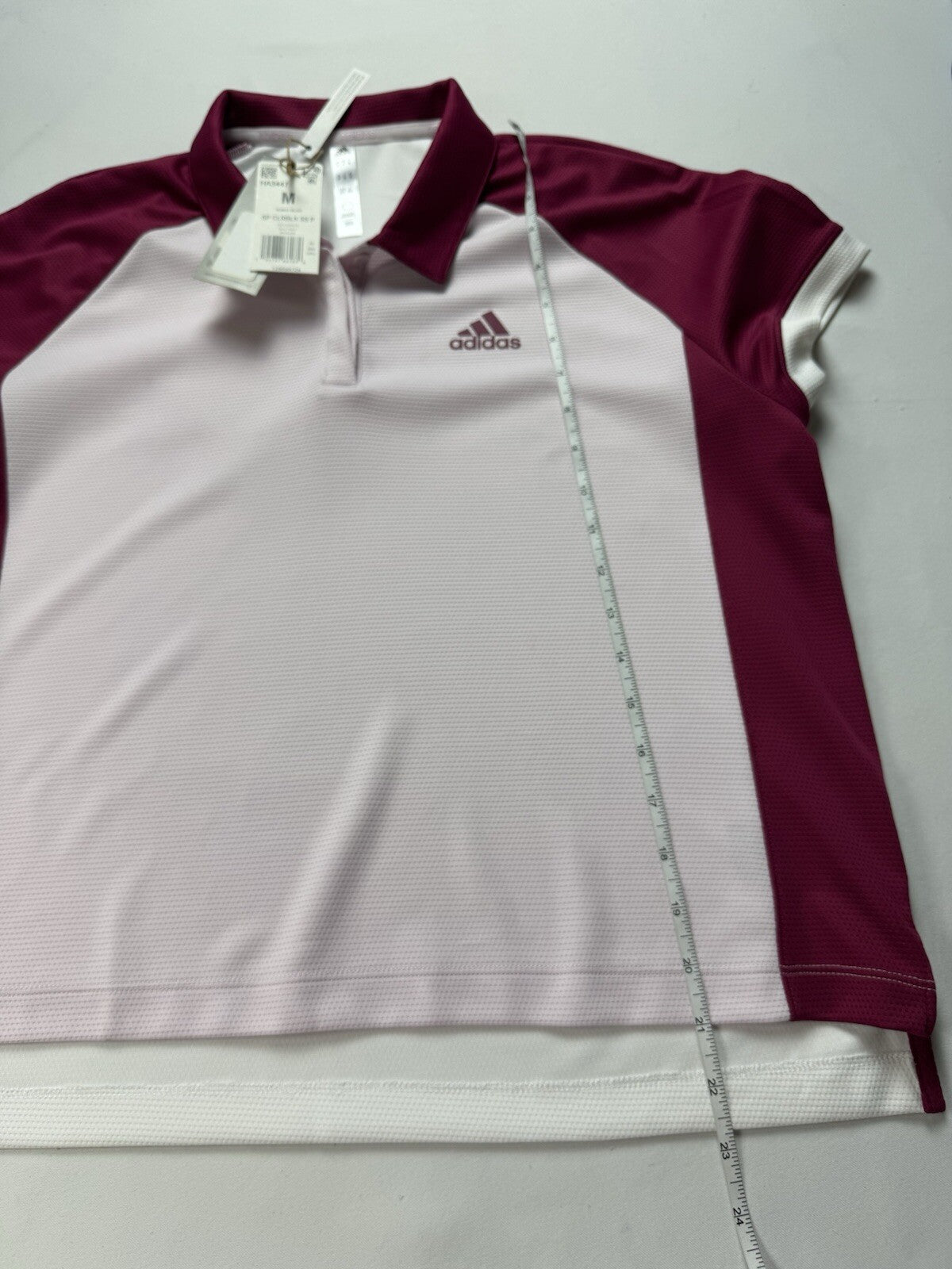 Adidas Women’s Polo Golf Shirt SZ M Climacool  (B.136)