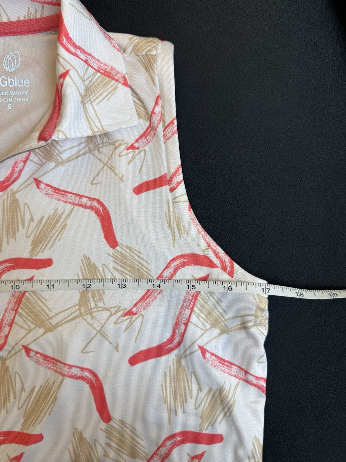 GG Blue Women's Golf Polo Shirt Sz S.     (B.161)