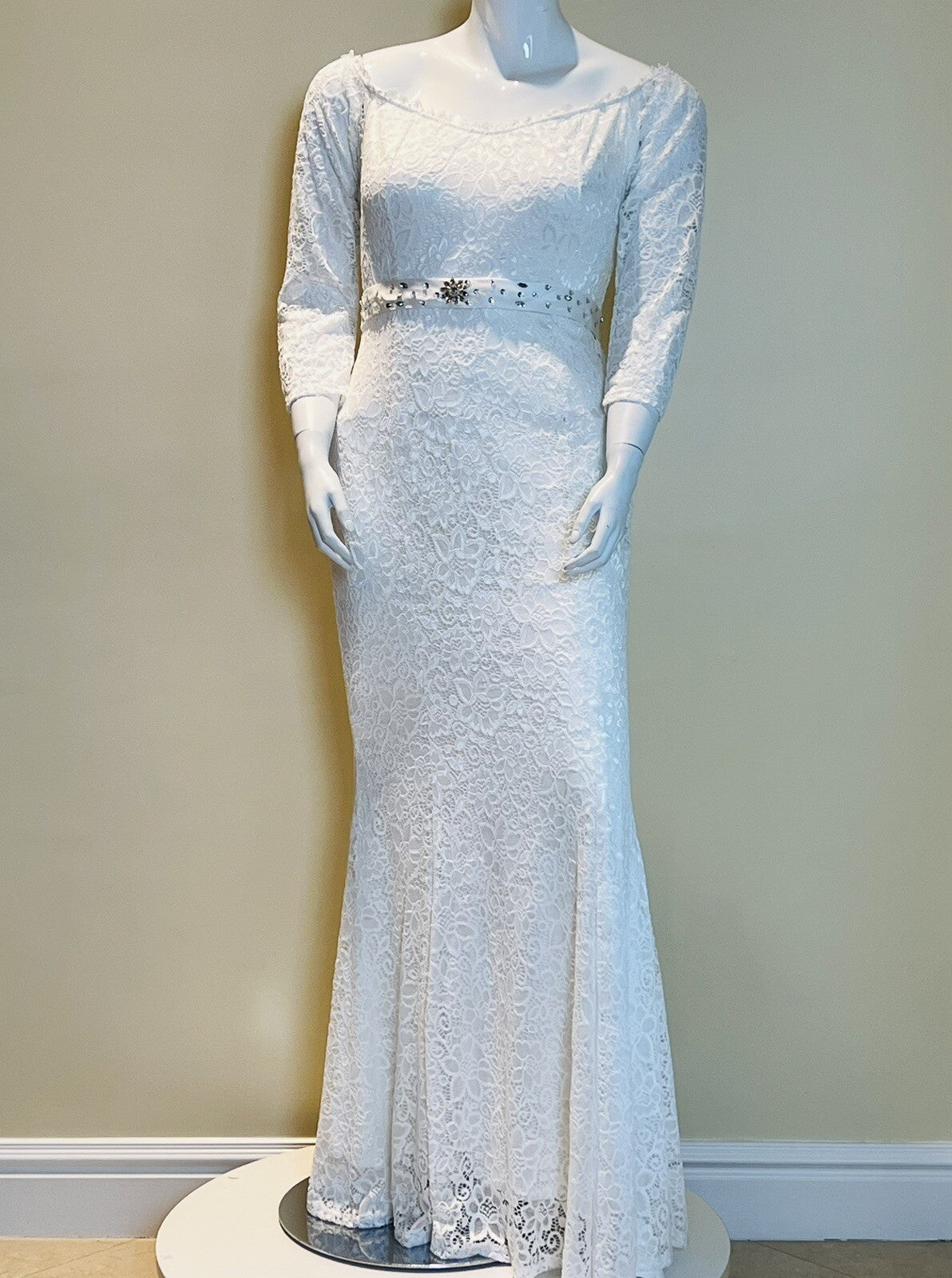Women's Lace Mermaid Bridal Wedding Dresses Sz XL White (7)