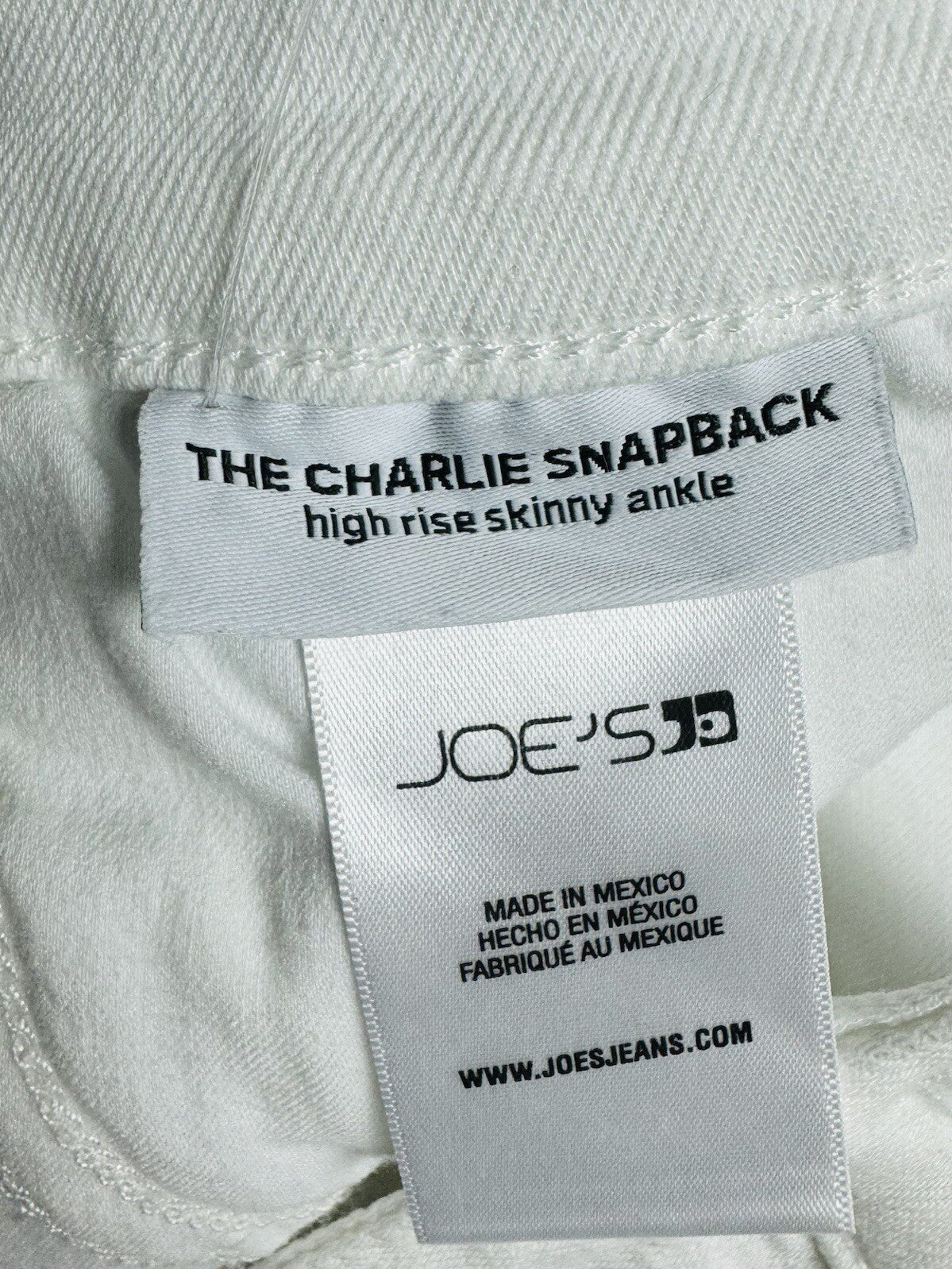 Joe’s Women’s White Ankle Stretch Jeans Sz M. (B.80)