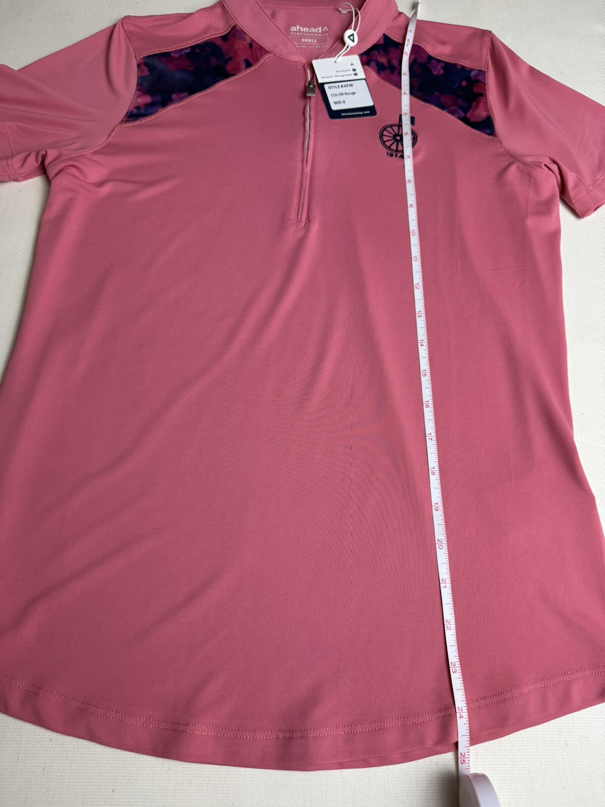 Ahead Performance Polo Golf Shirt Women’s Sz S. (67)