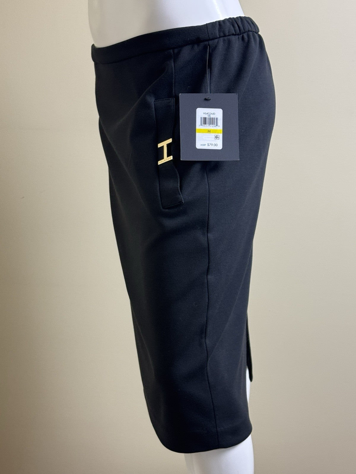 HALSTON Women's Pencil Skirt Lined Knee Length Size M.  (B.155)