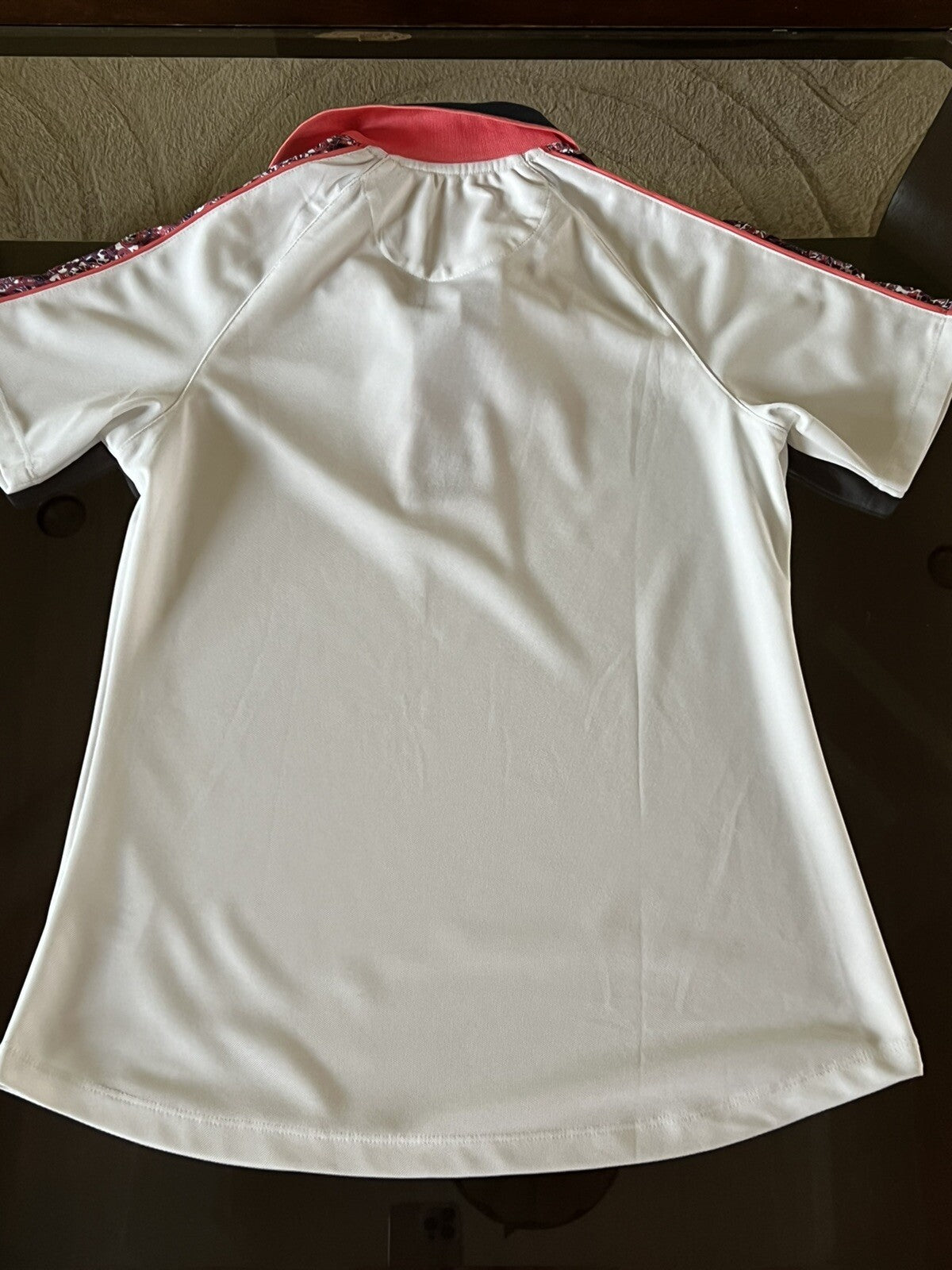 Greg Norman Women's Top Golf Polo Shirt White Sz S (B.13)