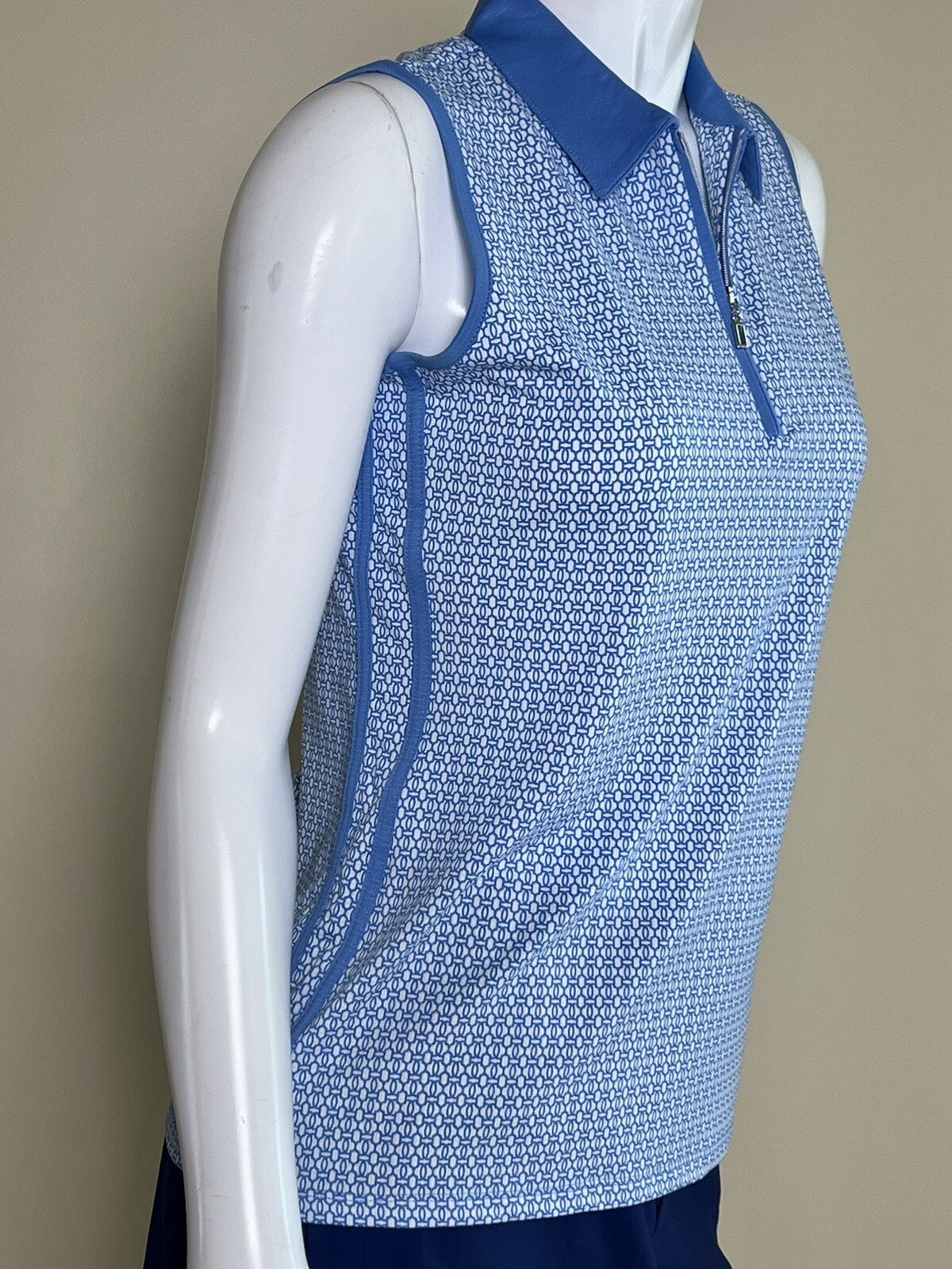 Sport Haley Women's Top Golf Shirt Blue Sz M (B.48)