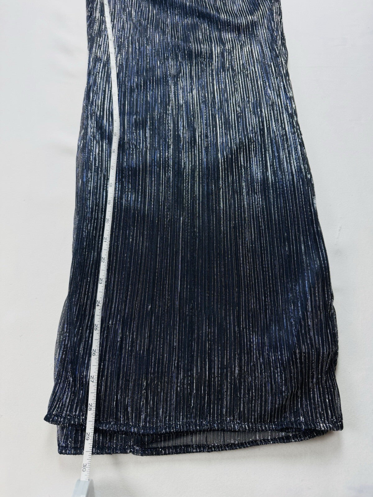 $99 JM Studios by John Meyer Women's Sparkle Blue Pants Sz M (B.142/1)