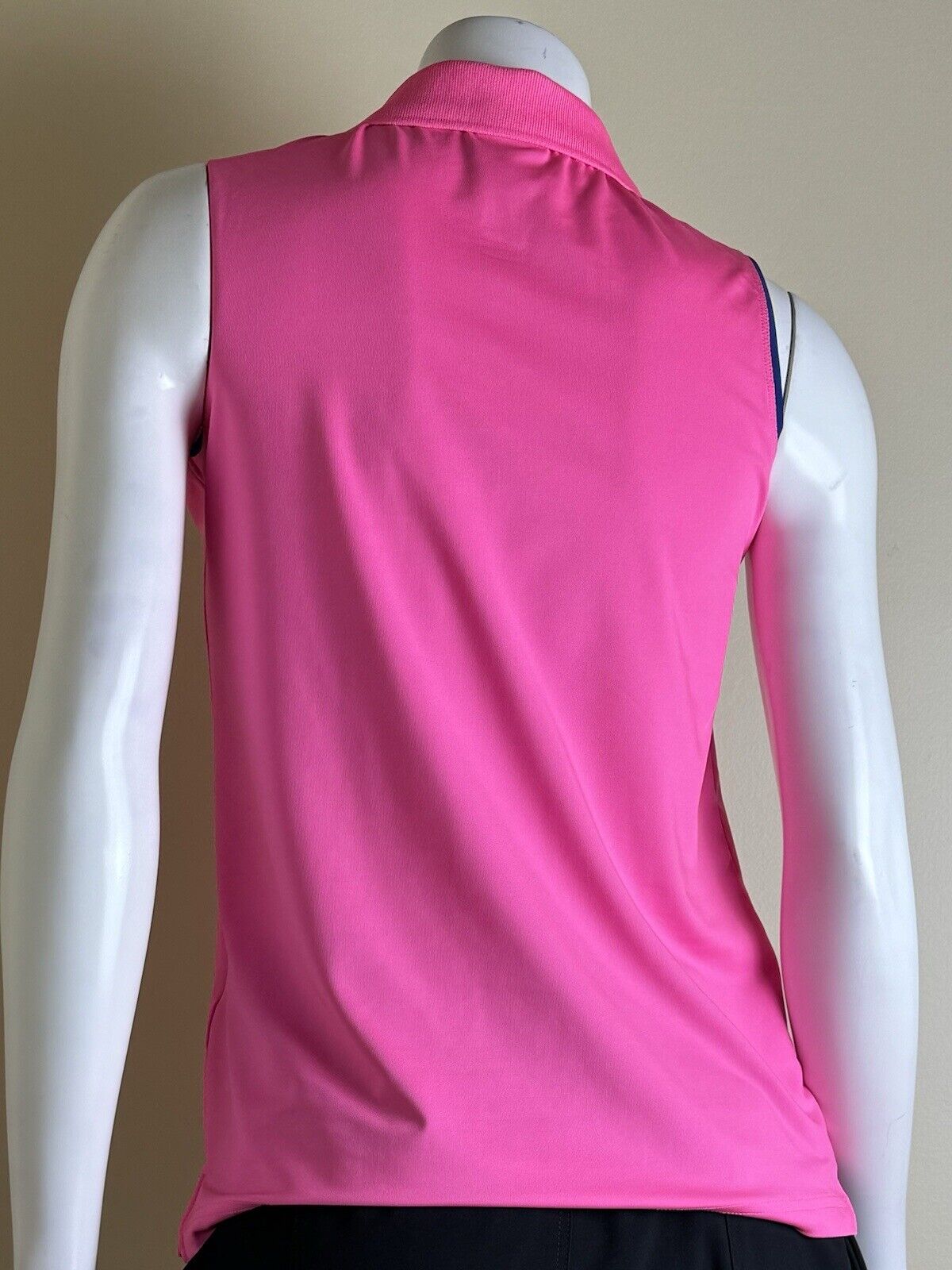 Birdies and Bows Women’s Shirt Pink Golf Performance Polo Top Sz M  (78)